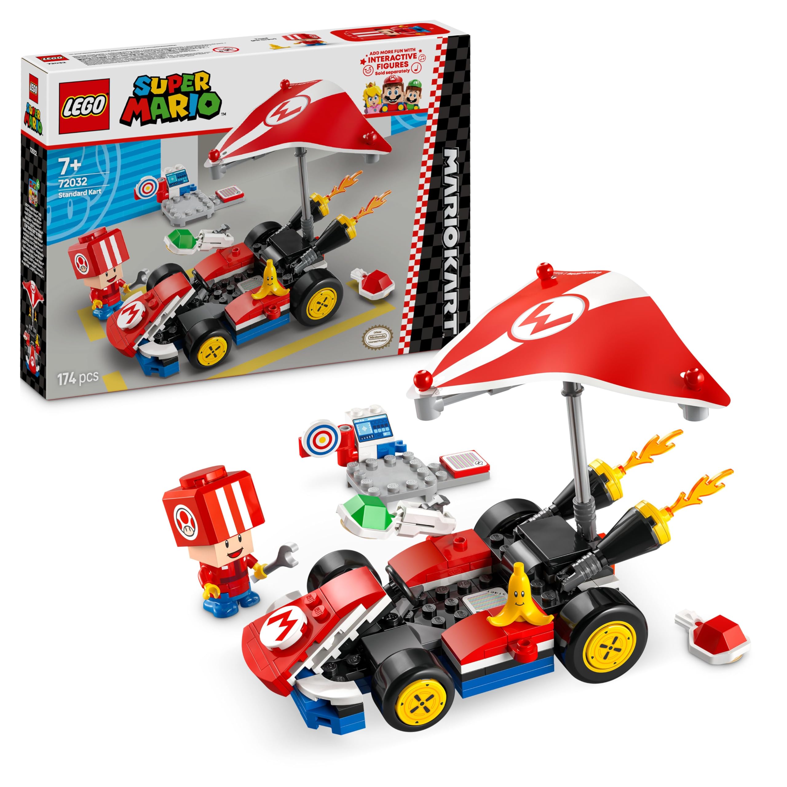 LEGO Super Mario: Mario Kart – Standard-Kart-Spielset für Kinder ab 7 Jahren