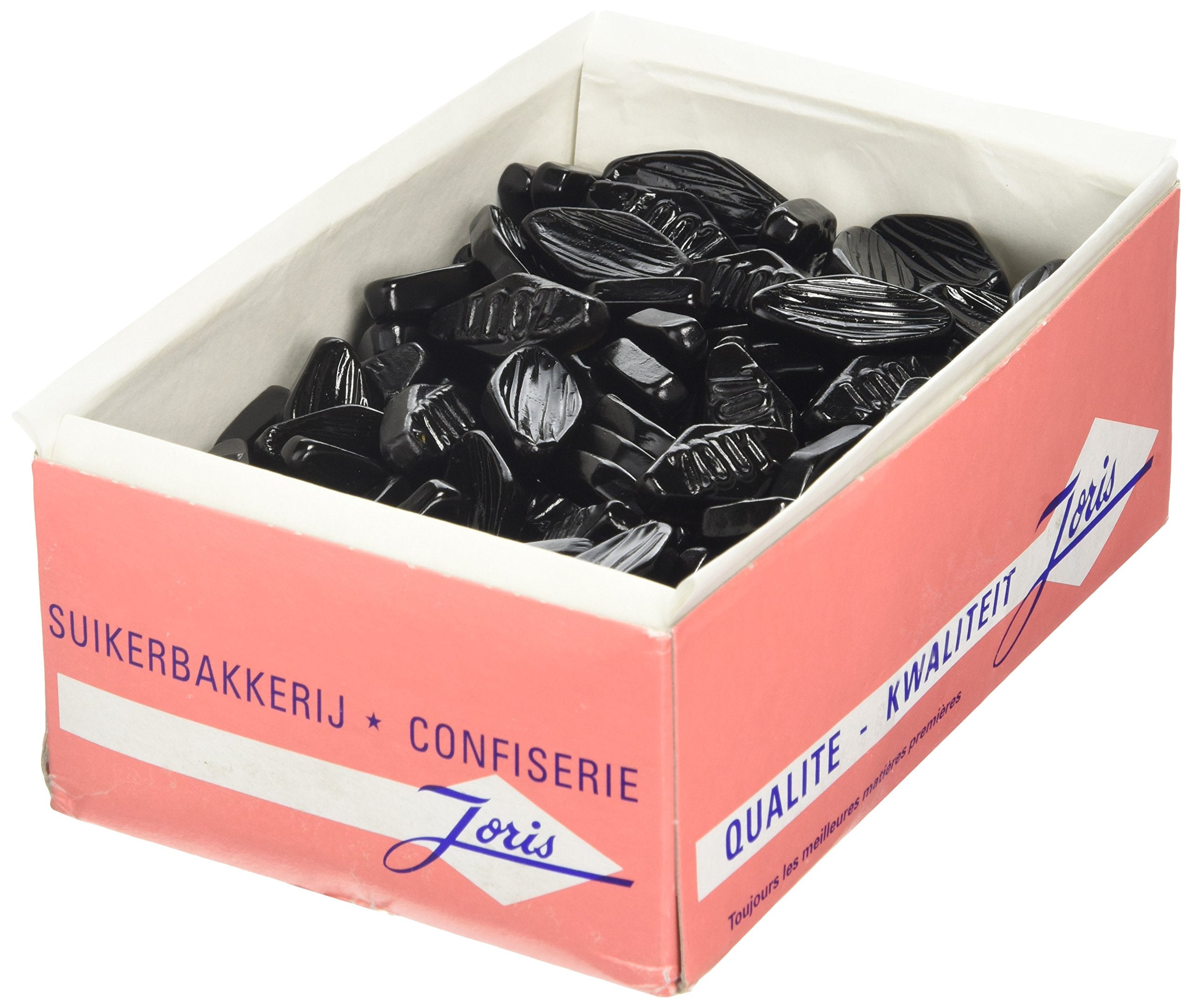 Joris Belgisches Hartsalz-Lakritz 1 kg – Rautenförmige natürliche Lakritzbonbons