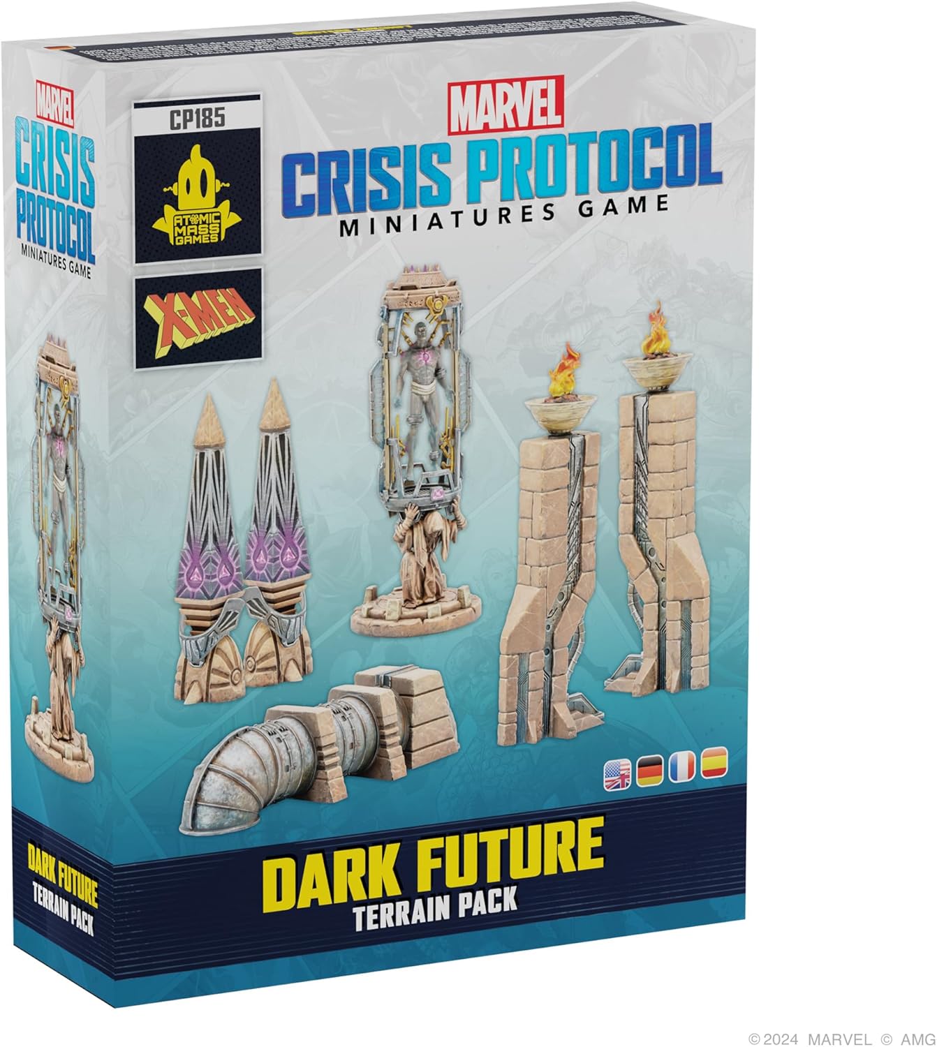 Atomic Mass Games Marvel Crisis Protocol: Dark Future Terrain Pack Miniatur (AMGCP185)