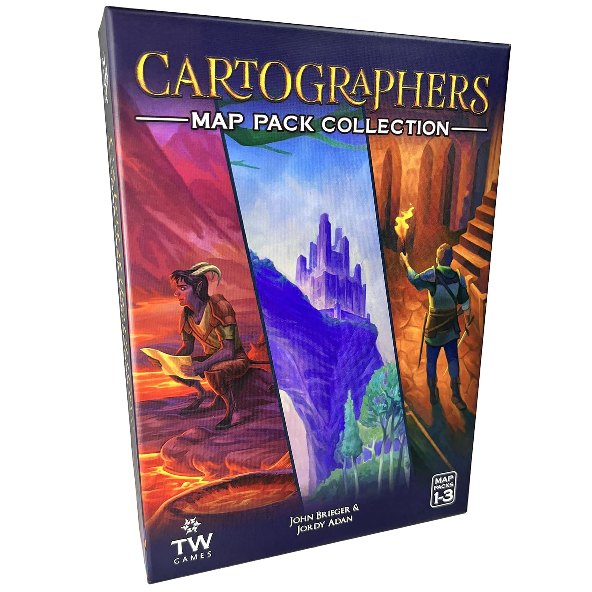 Thunderworks Games Cartographers Map Pack Collection - Expansion Map Set C