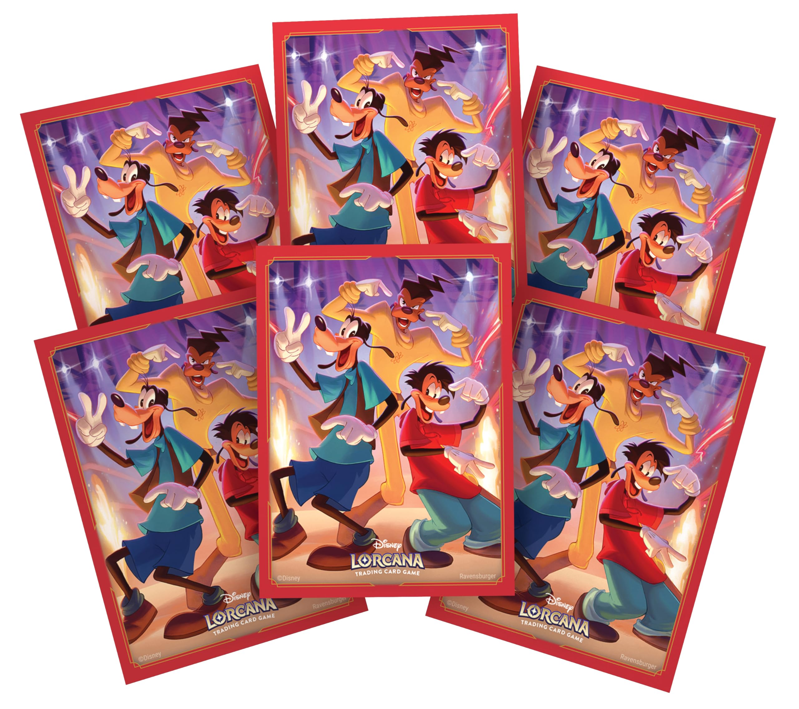 Ravensburger Disney Lorcana Sammelkartenspiel, 65 Goofy-Kartenhüllen