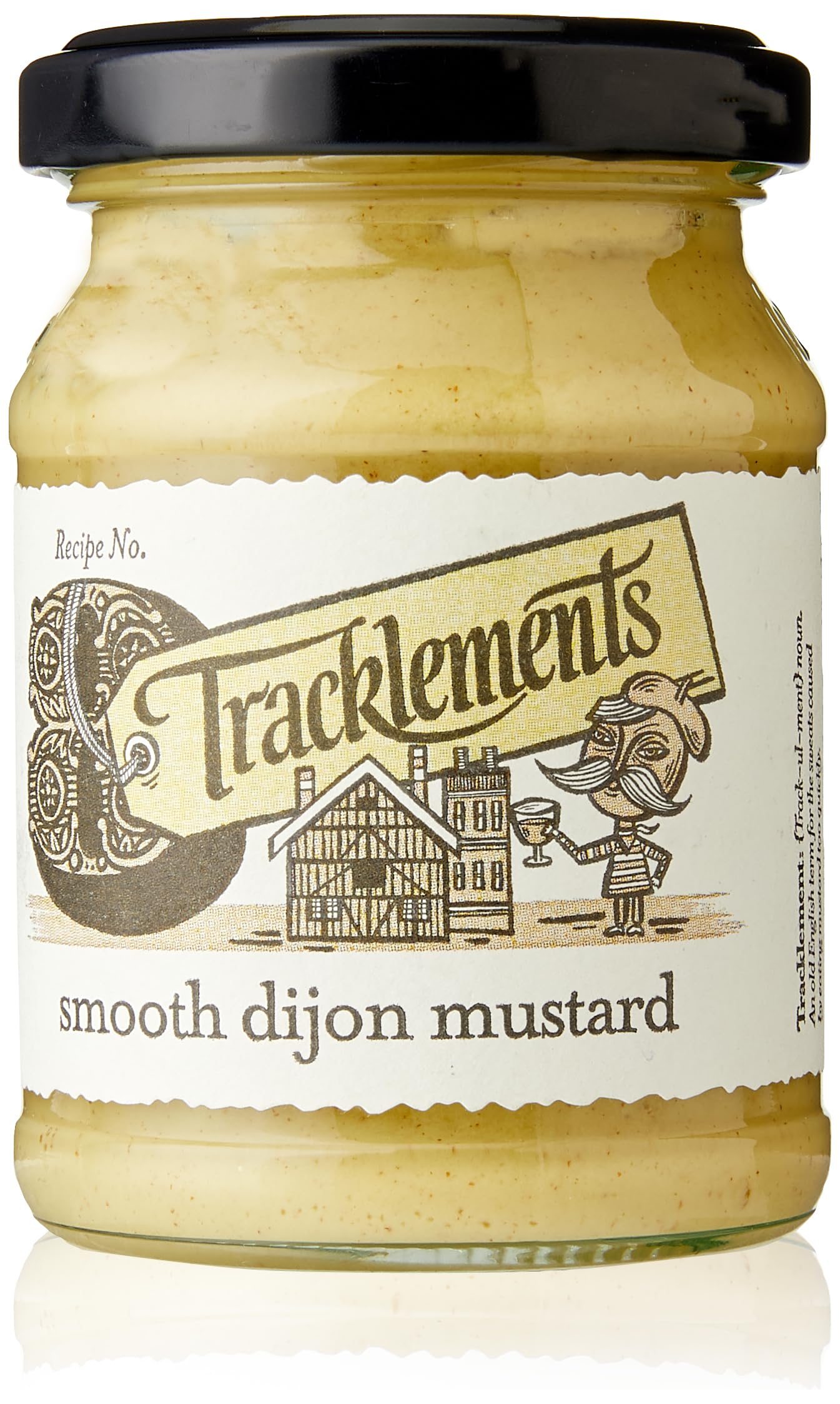 Tracklements Sanfter Dijon-Senf 140 g – Veganes, glutenfreies, preisgekröntes Gewürz