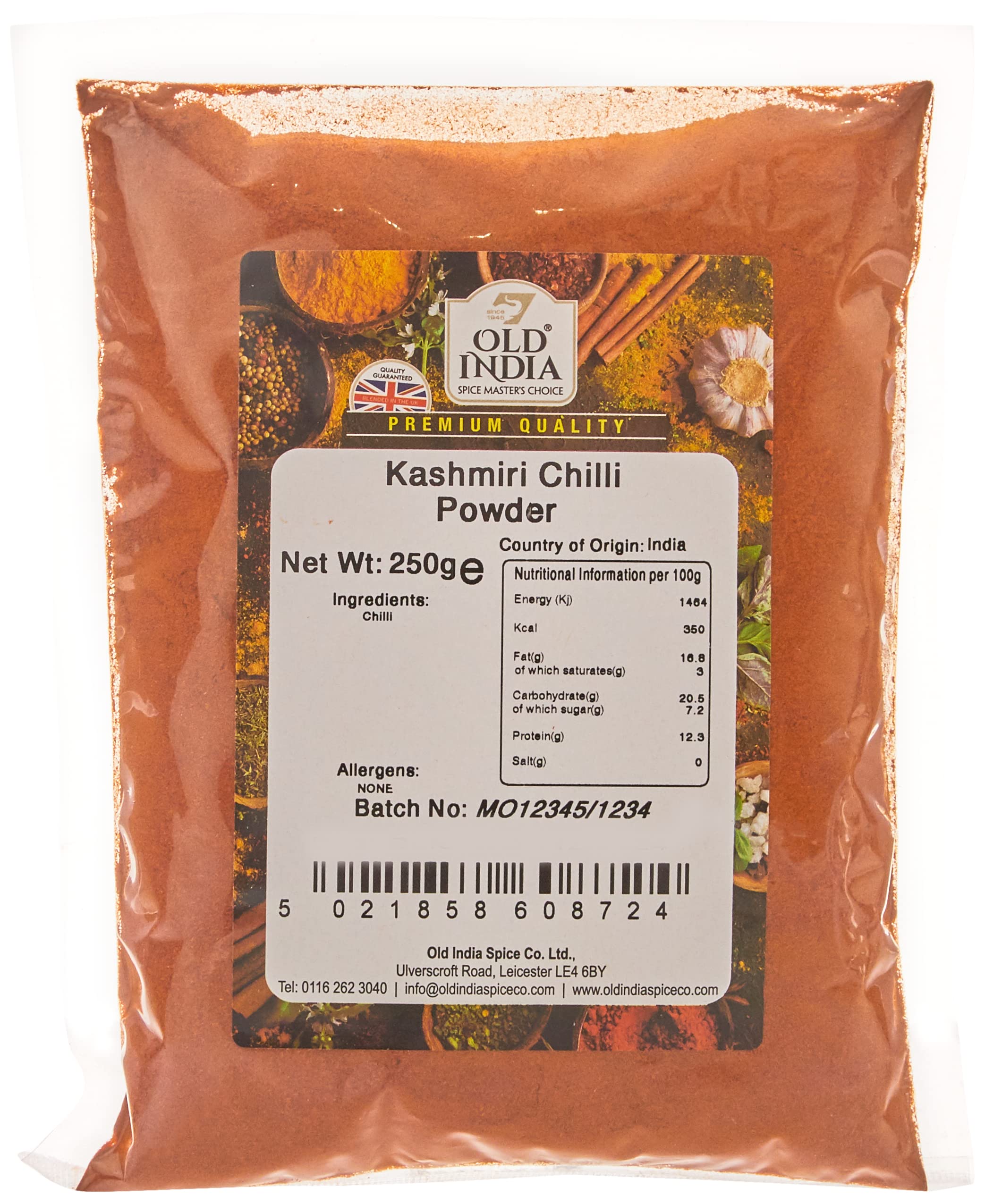 Old India Kashmiri Chilipulver 250g