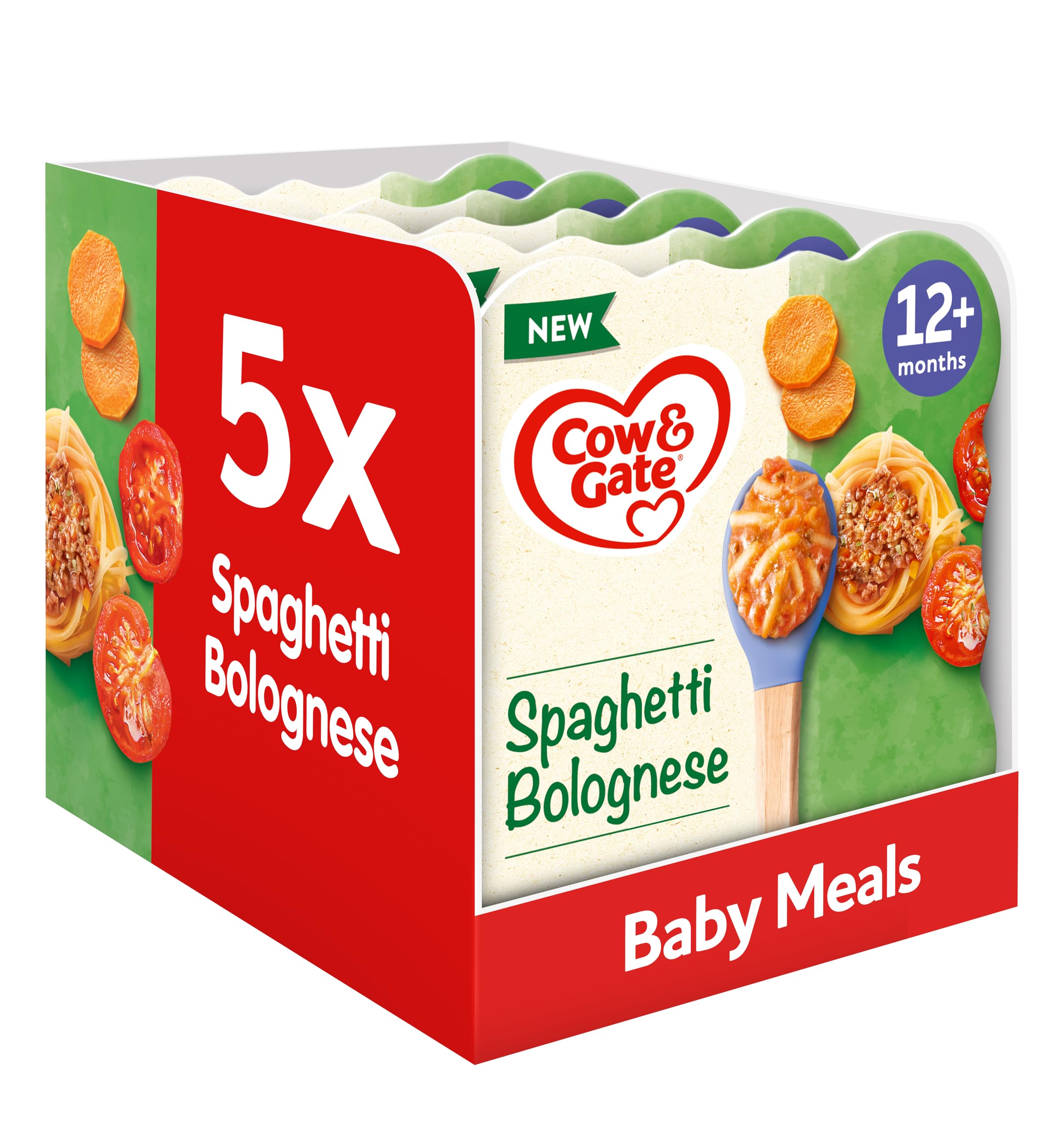 Cow & Gate – Spaghetti Bolognese Babynahrung (230 g, 5er-Pack)
