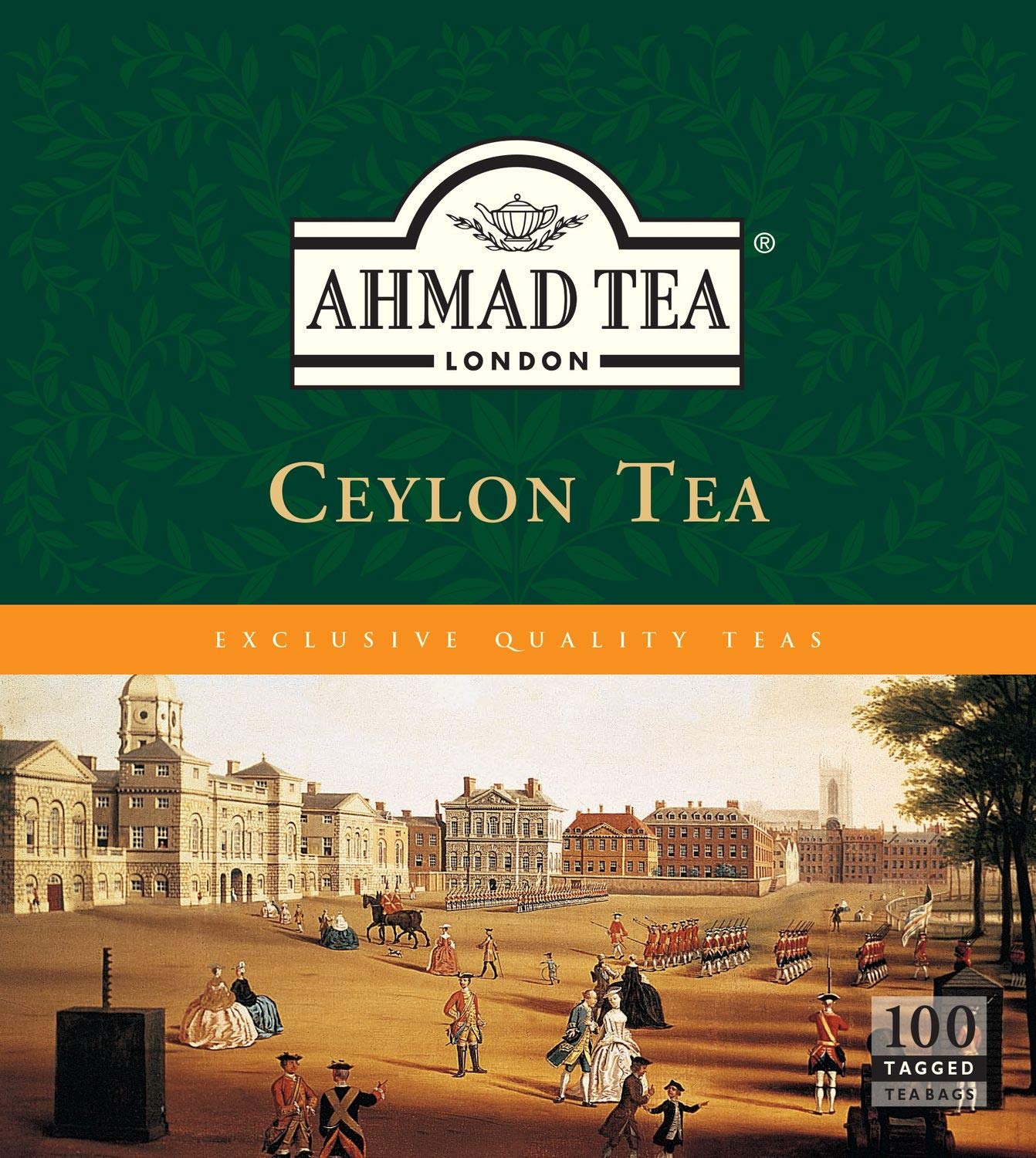 Ahmad Tea Ceylon Schwarzer Tee 100 Teebeutel - Single Origin aus Sri Lanka
