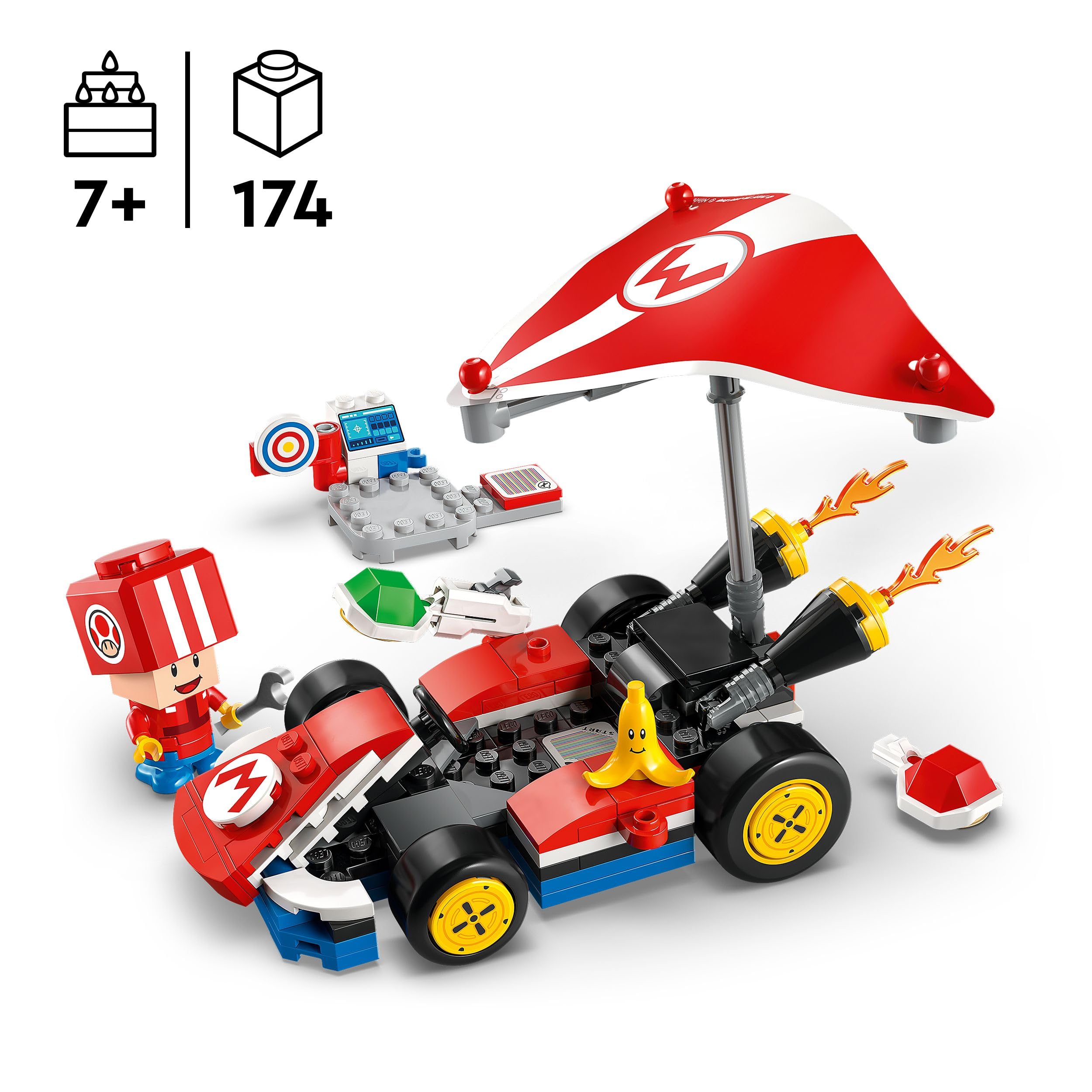LEGO Super Mario: Mario Kart – Standard-Kart-Spielset für Kinder ab 7 Jahren