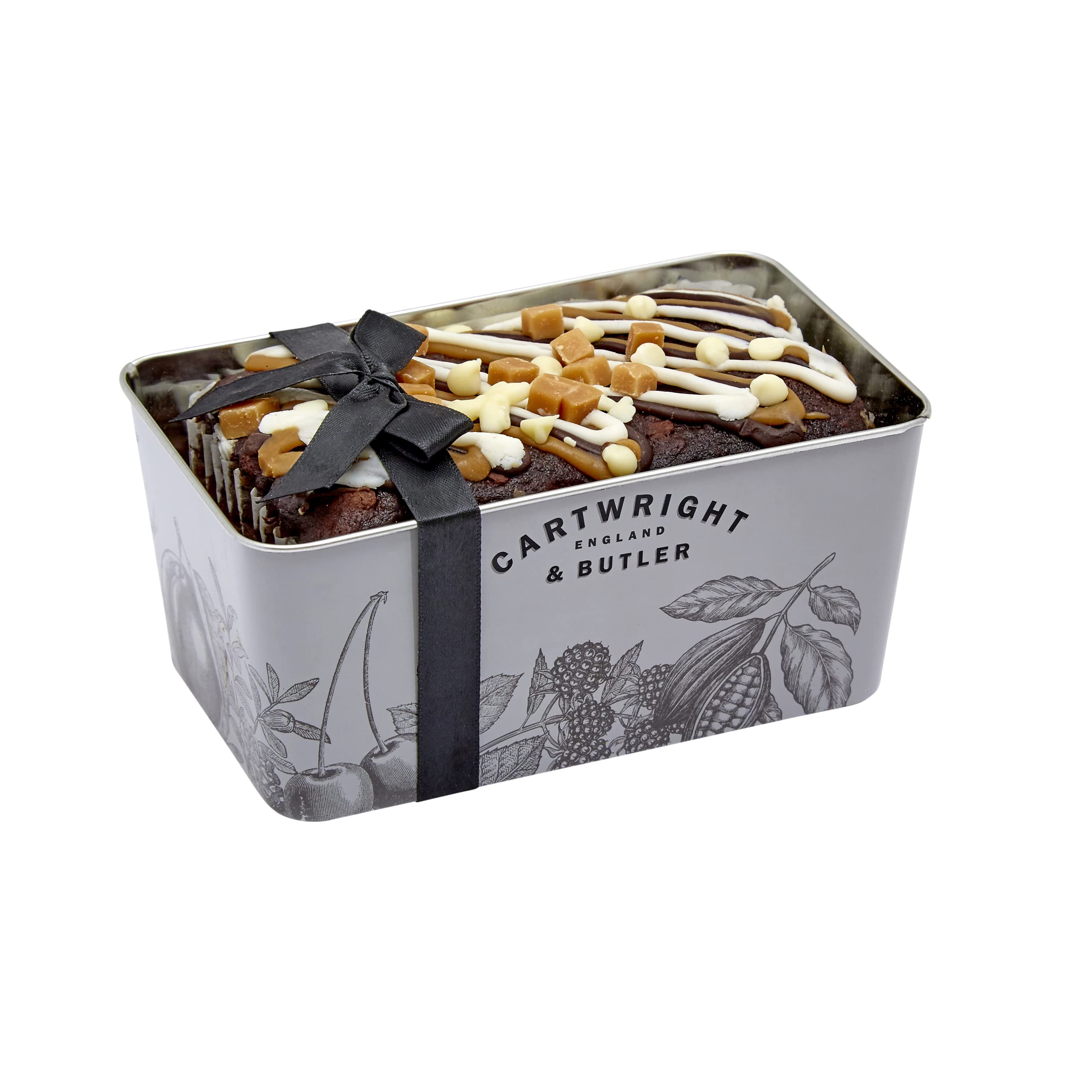Cartwright & Butler – Luxuriöser Schokoladen-Kastenkuchen in der Dose