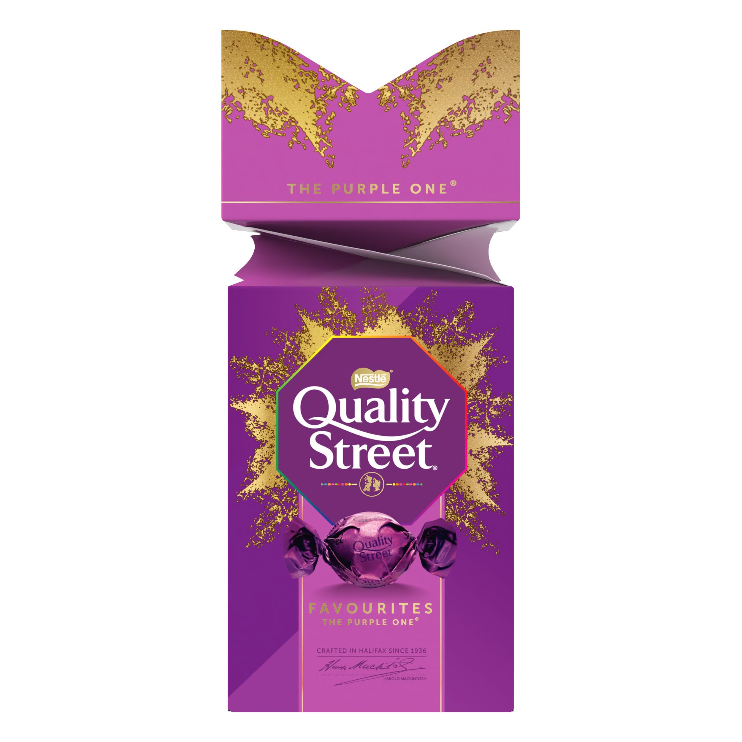 Quality Street Purple One Schokoladencracker 269 g | Karamell-Haselnuss-Leckerei