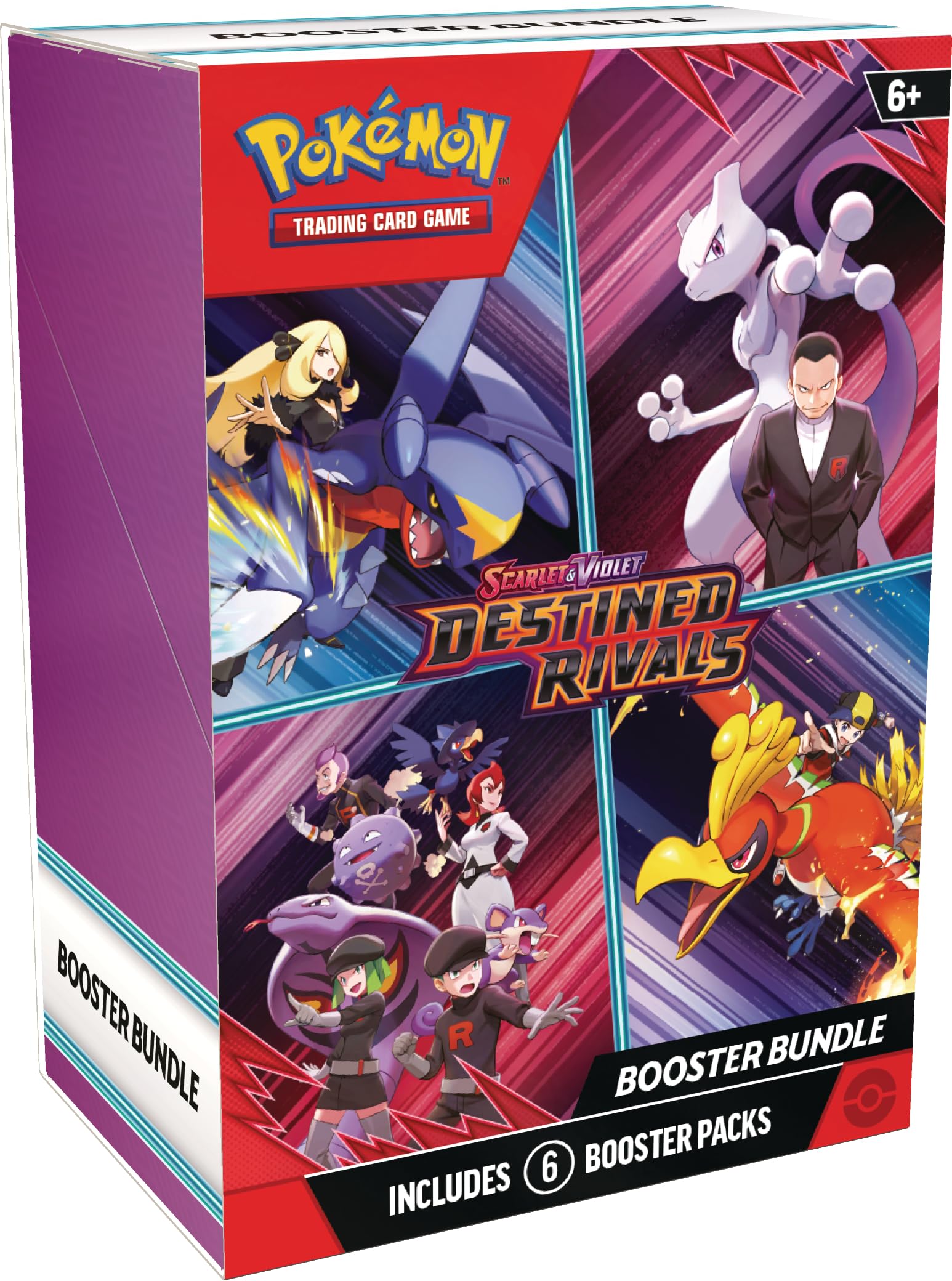 Pokémon-Sammelkartenspiel: Scharlachrot & Violett – Schicksalhafte Rivalen – Booster-Paket (6 Packs)