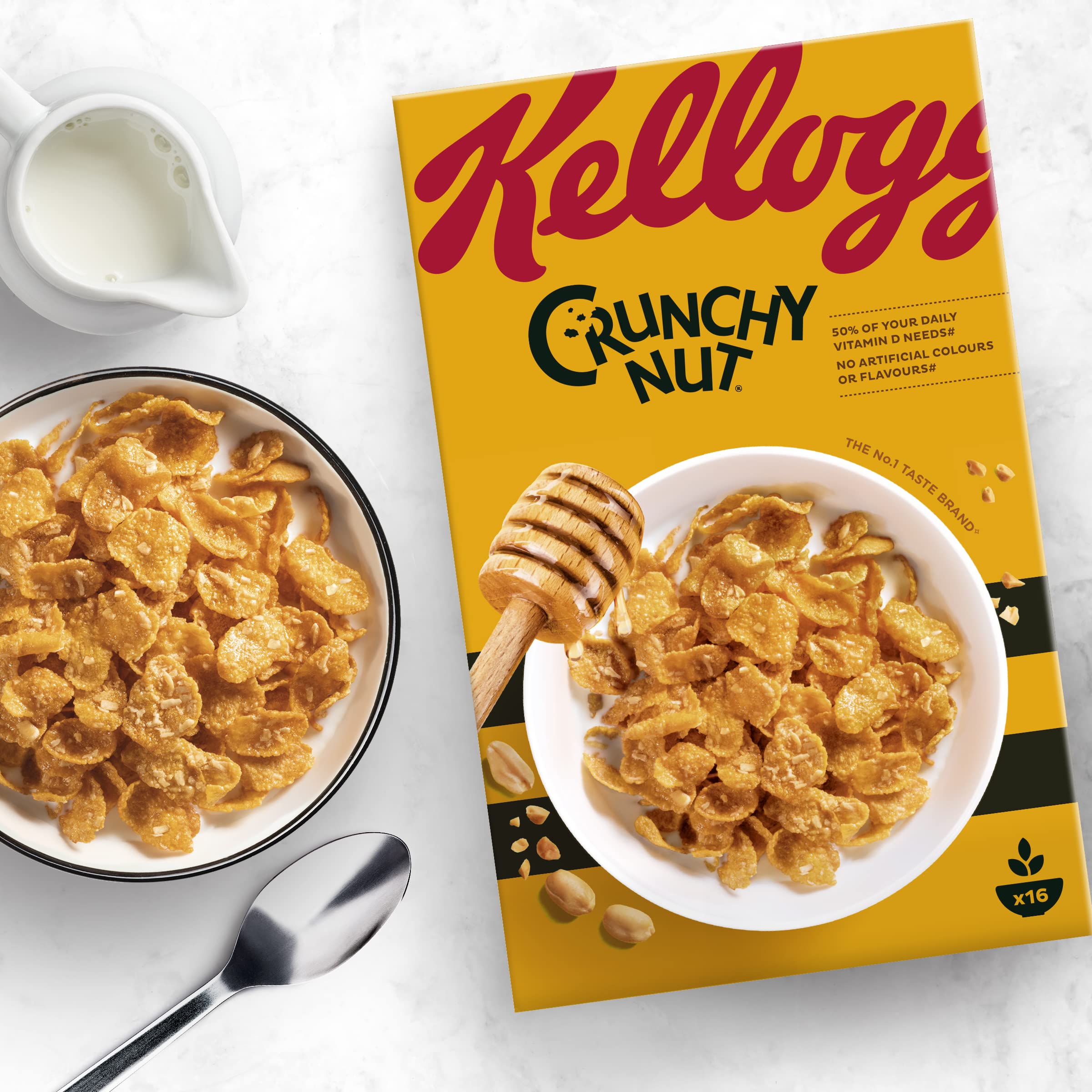 Kellogg's Crunchy Nut Frühstücksflocken Big Box, 840g