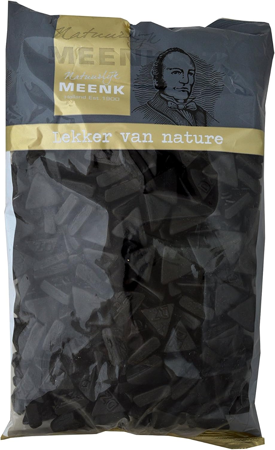 Van Vliet Dutch Double Salt Lakritz 1 kg – Dreieckige Premium-Salz-Lakritzbonbons