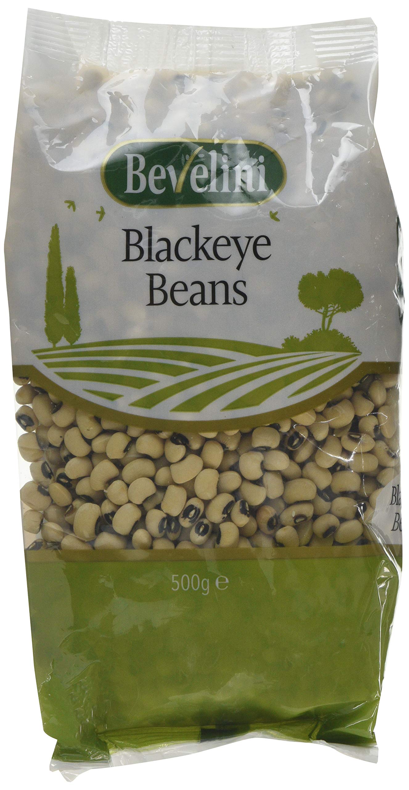 Bevelini Blackeye Beans 500 g - Getrocknete Schwarzaugenbohnen zum Kochen
