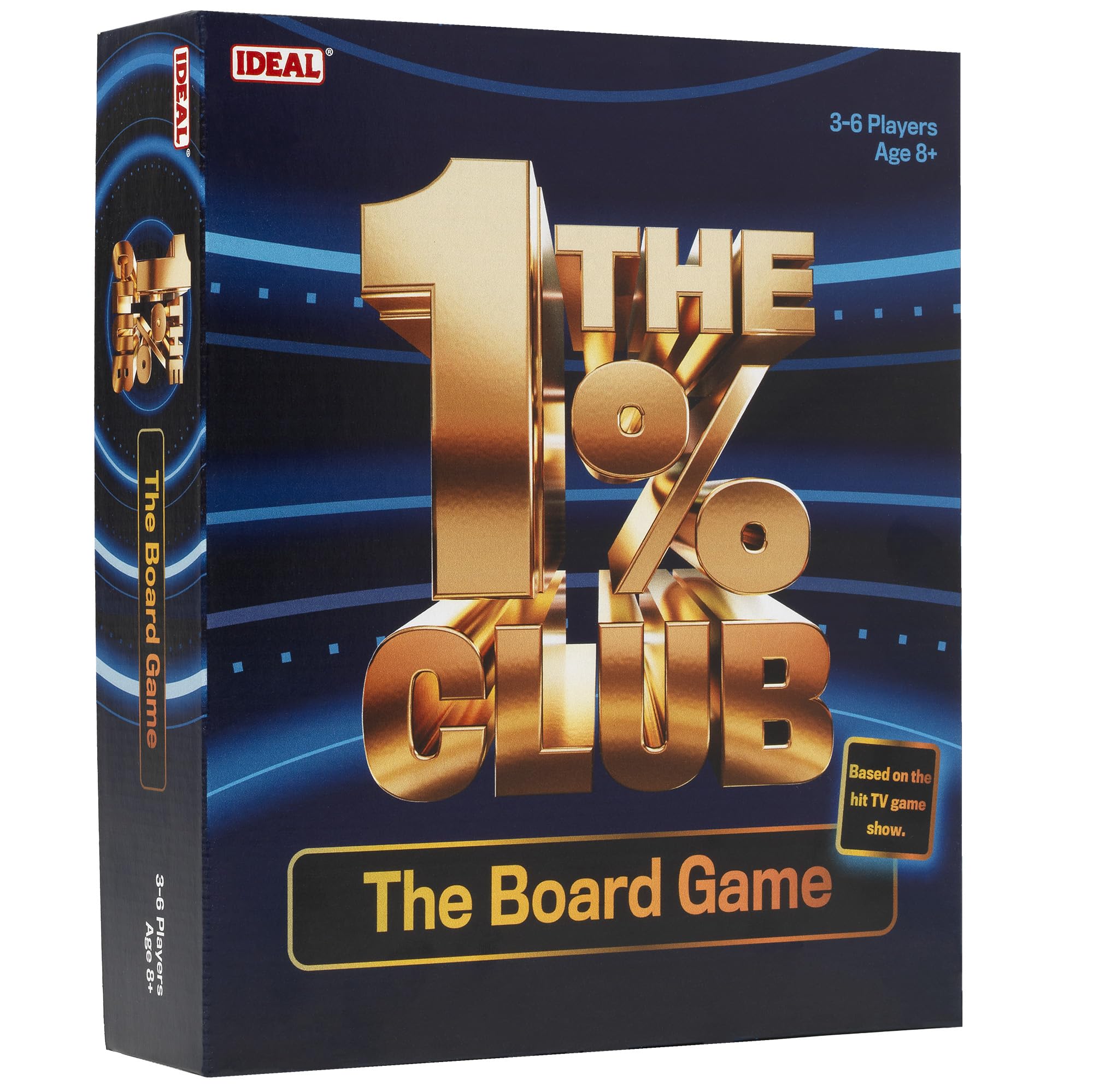IDEAL The 1% Club: Das Brettspiel | Familienbrettspiel für 3–6 Spieler | Ab 8 Jahren