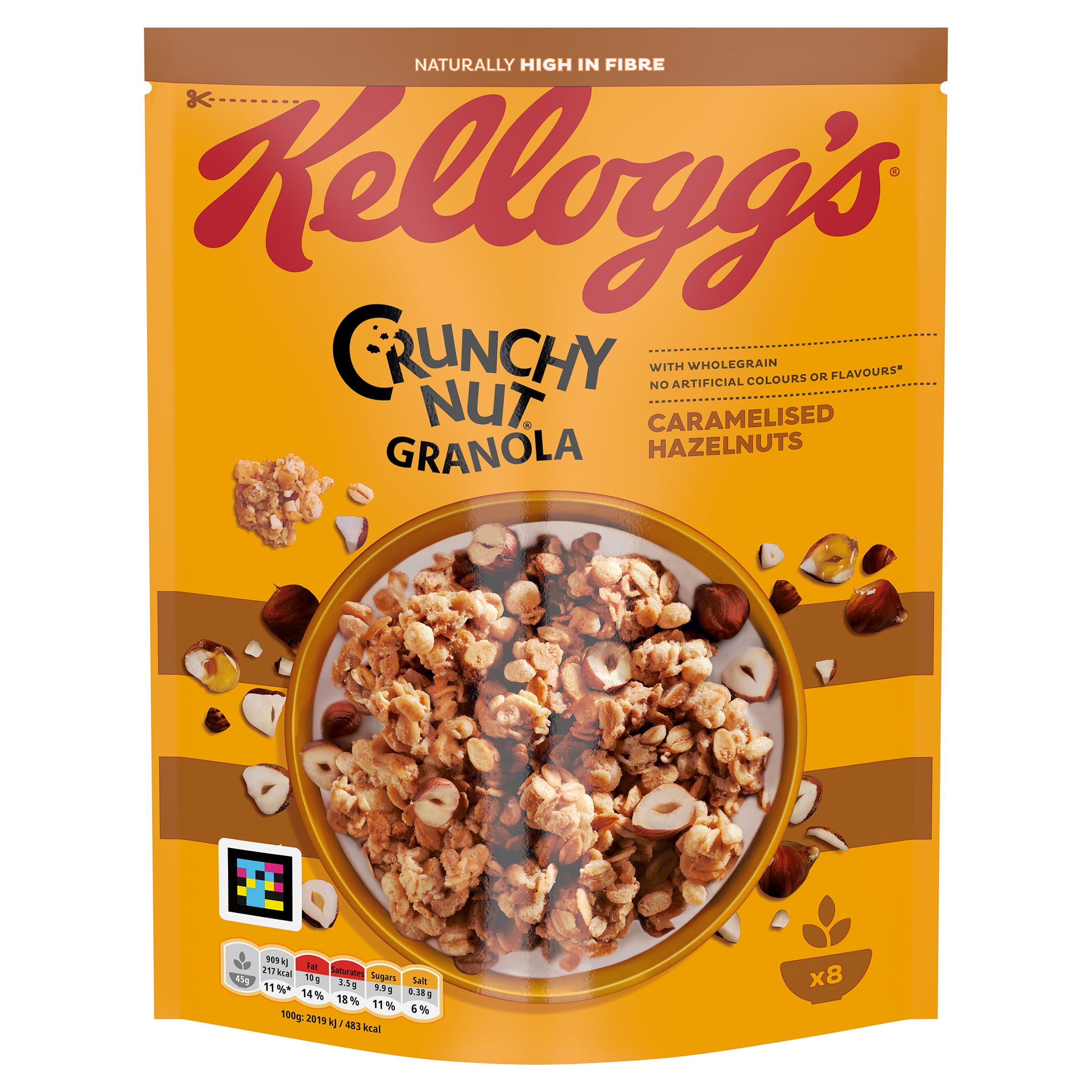 Kellogg's Crunchy Nut Granola mit karamellisierten Haselnüssen 380g