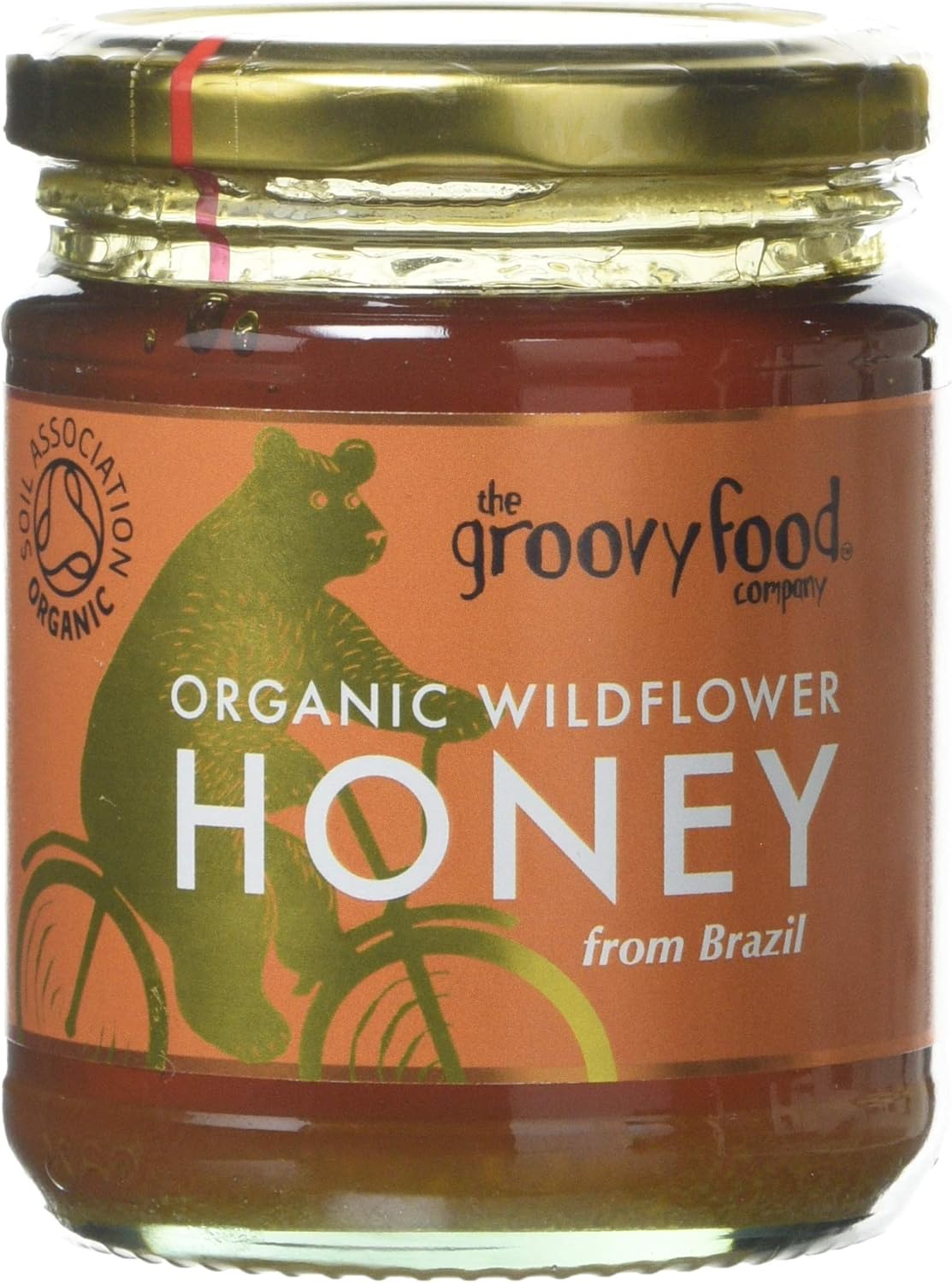 Bio-Wildblumenhonig aus Brasilien von Groovy Food Company, 340 g