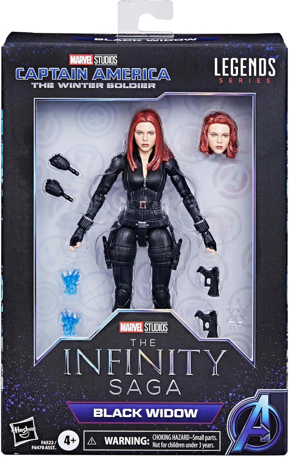 Hasbro Marvel Legends Series Black Widow 15 cm große Actionfigur – Sammelfigur für Kinder ab 4 Jahren