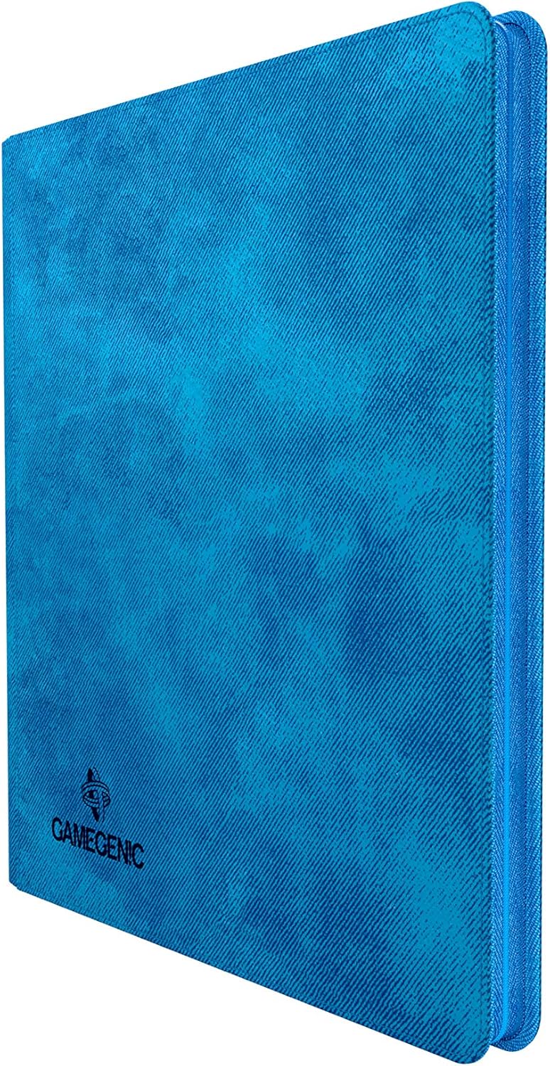 Gamegenic Zip-Up-Album mit 24 Fächern – für 480 doppelt gesleevte Karten, blau