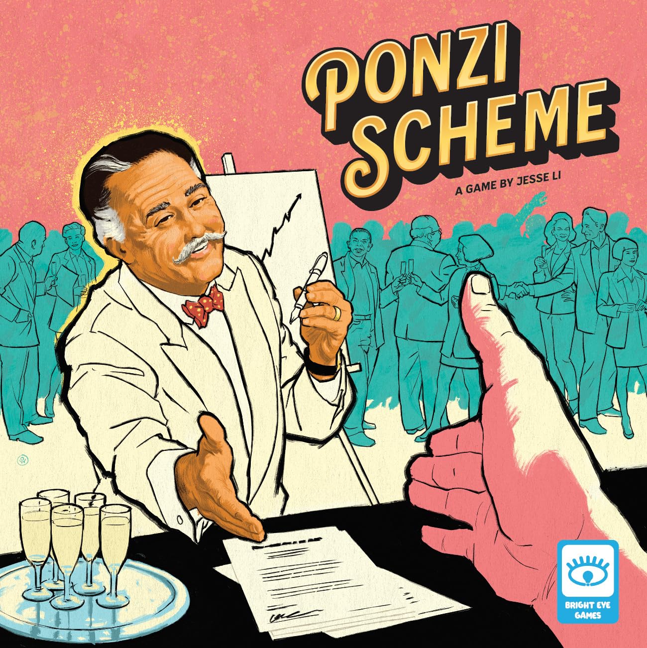 Bright Eye Games Ponzi Scheme Brettspiel BEG-POZ001