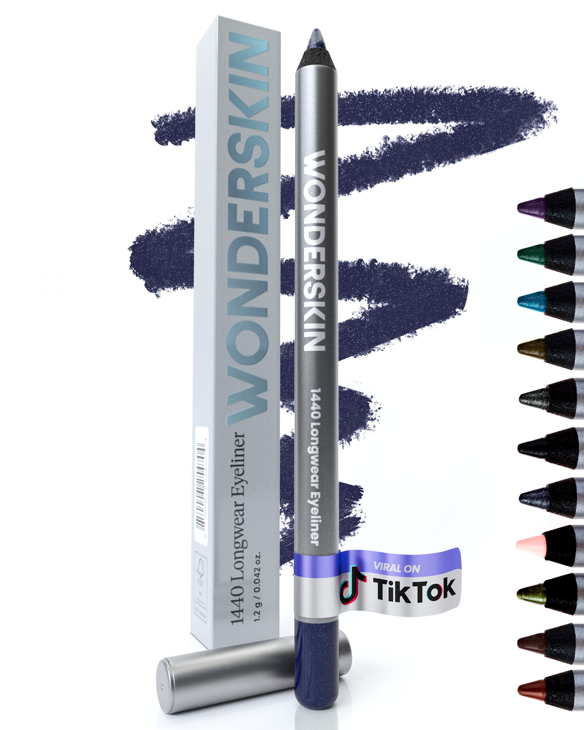 Wonderskin 1440 Longwear Waterproof Eyeliner Pencil - Blueberry