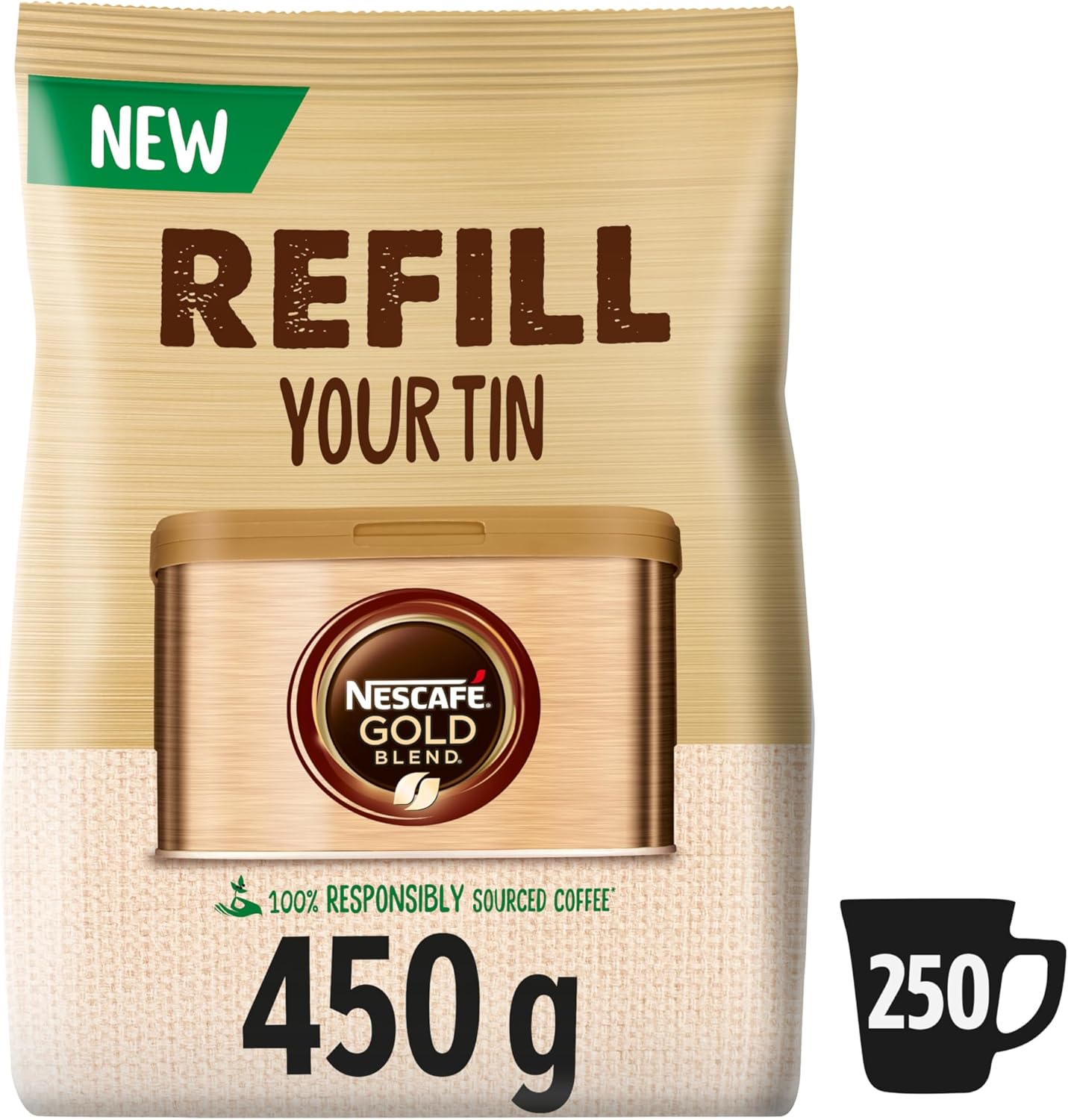 NESCAFÉ Gold Blend Instantkaffee 450g Nachfüllbeutel