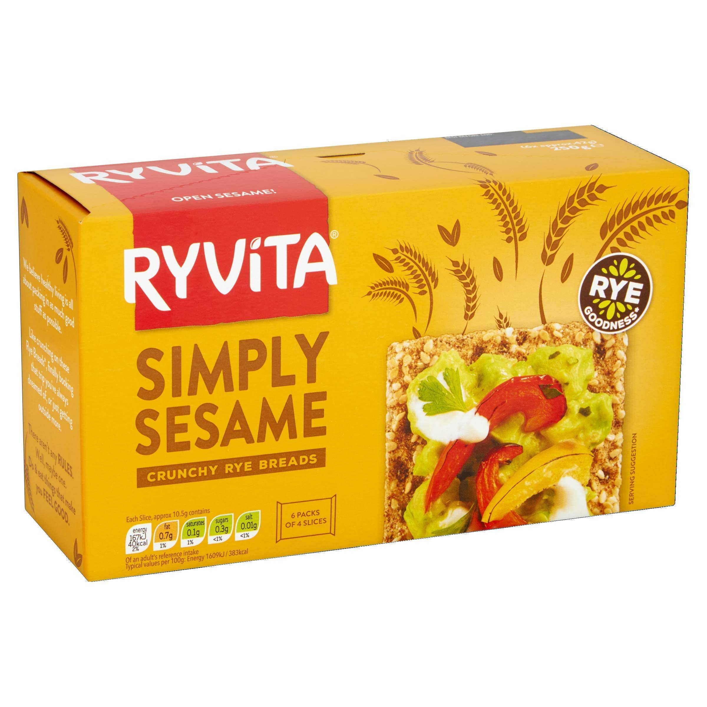 Ryvita Sesam Knuspriges Roggenknäckebrot, 250g