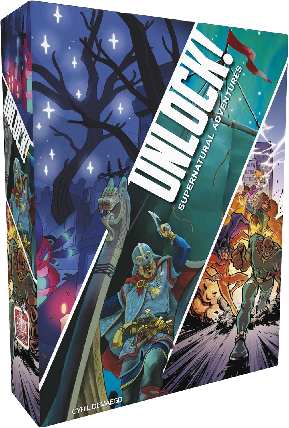 Space Cowboys Unlock! 12 Supernatural Adventures – Kooperatives Kartenspiel