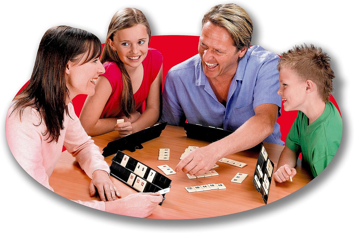 Ideales Rummikub-Strategiespiel mit klassischen Zahlen