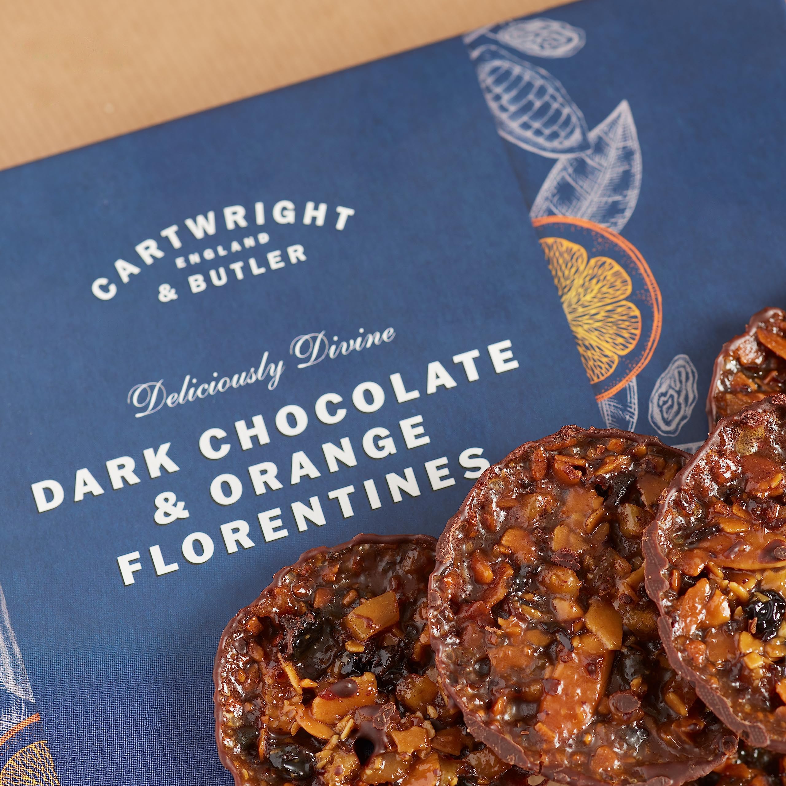 Cartwright & Butler – Florentiner mit dunkler Schokolade und Orange
