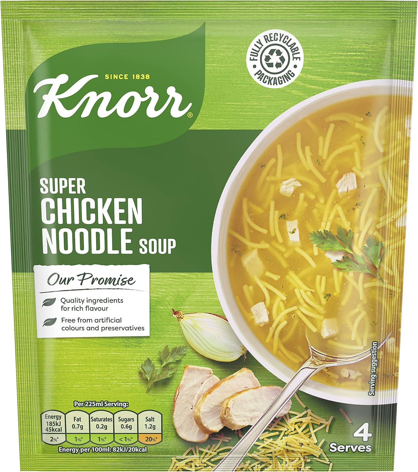 Knorr - Super Chicken Noodle Soup Mix 51 g (4 Portionen)
