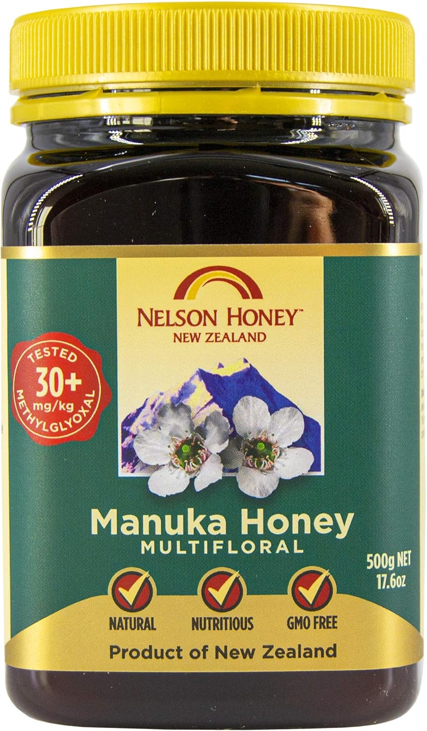 Nelson Honey Classic 30+mg Methylglyoxal Manuka Honig 500g