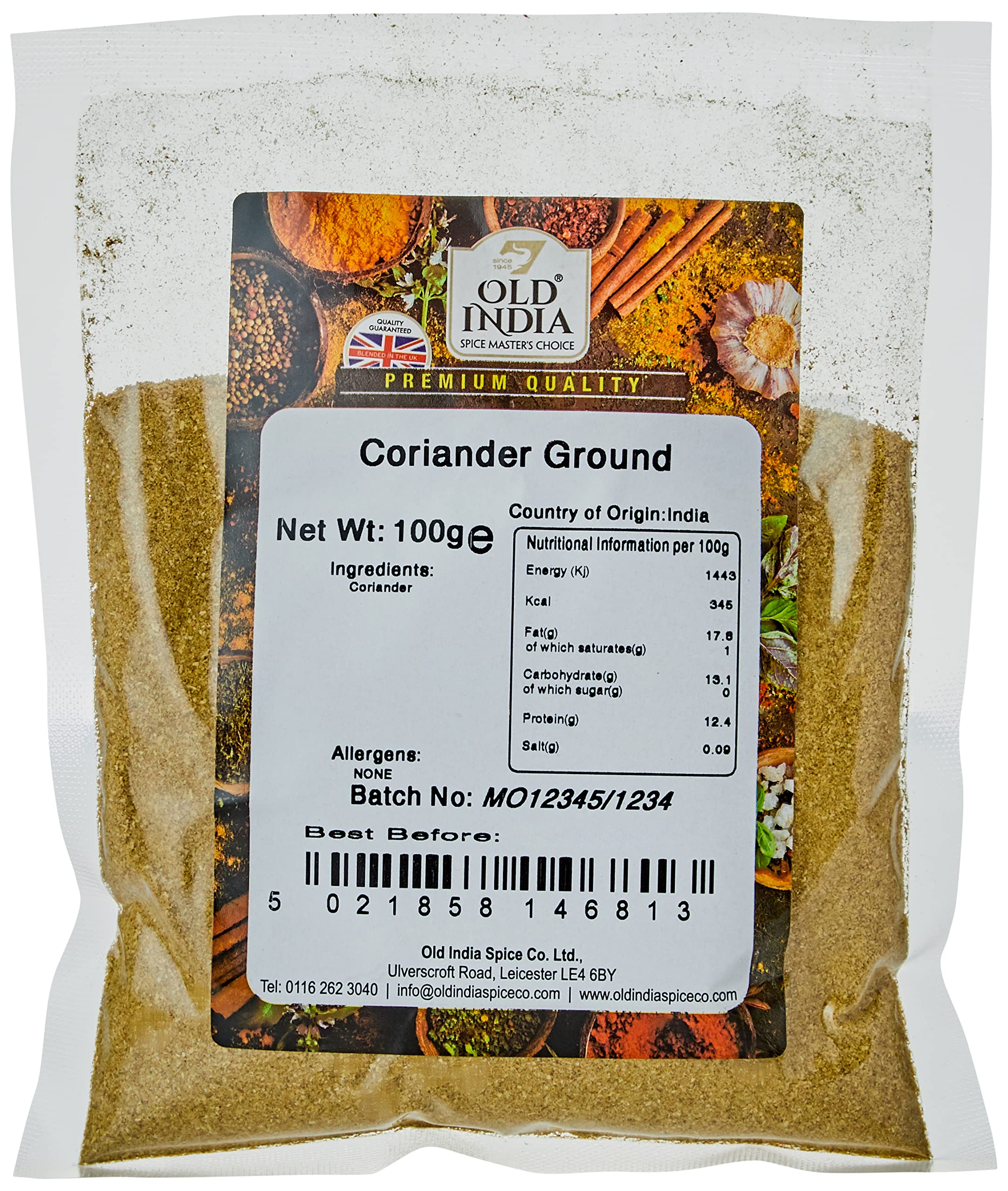Old India Koriander gemahlen 100g