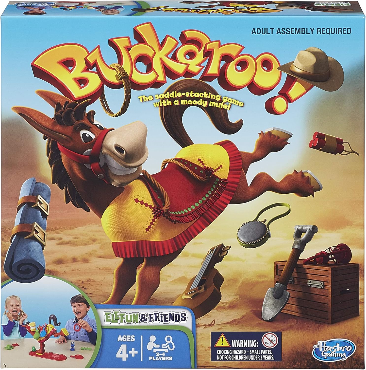 Hasbro Buckaroo-Spiel für Kinder – Elefun & Friends-Kollektion – Modell 483803490