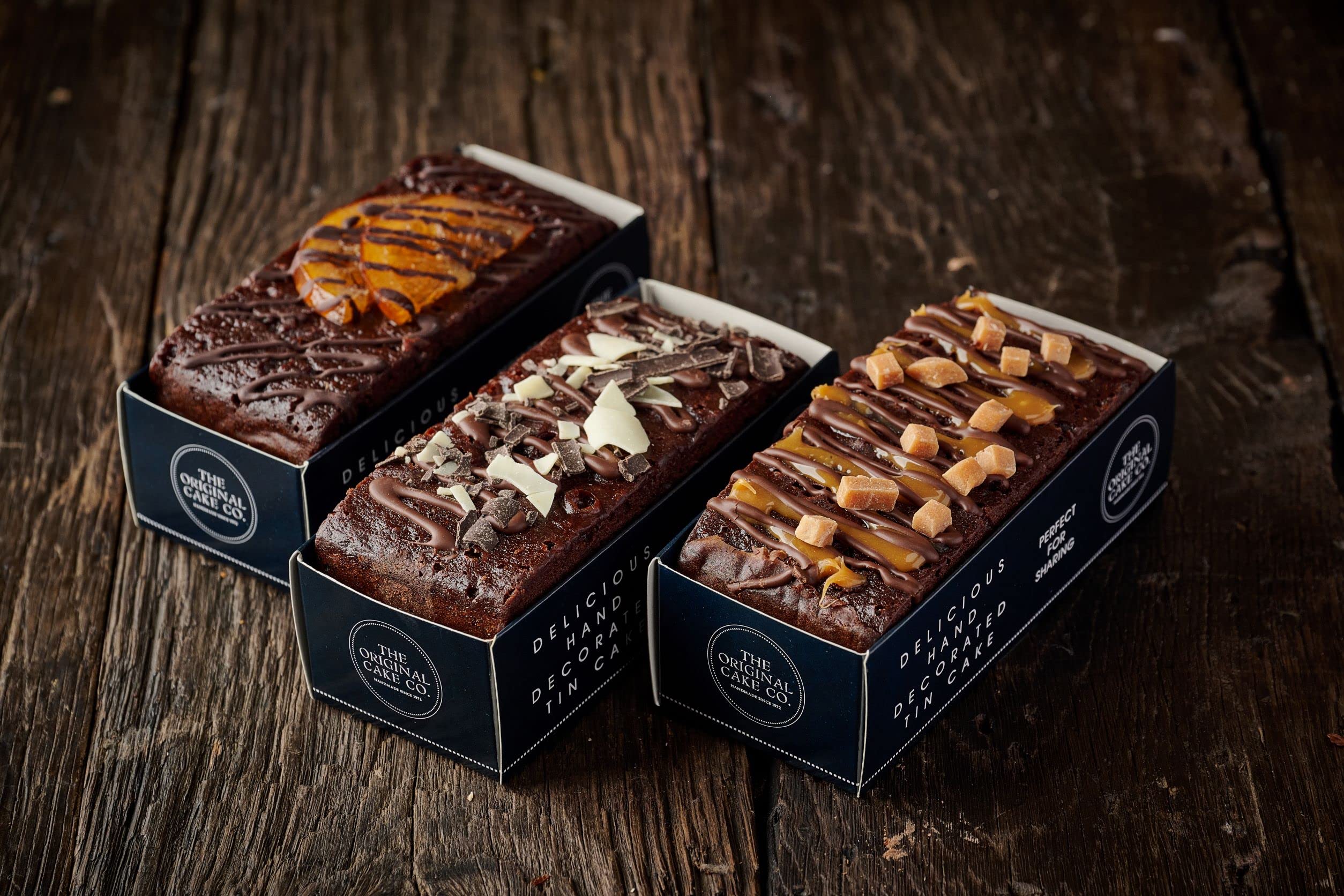 The Original Cake Company – Handgemachtes Schokoladentrüffelkuchen-Trio