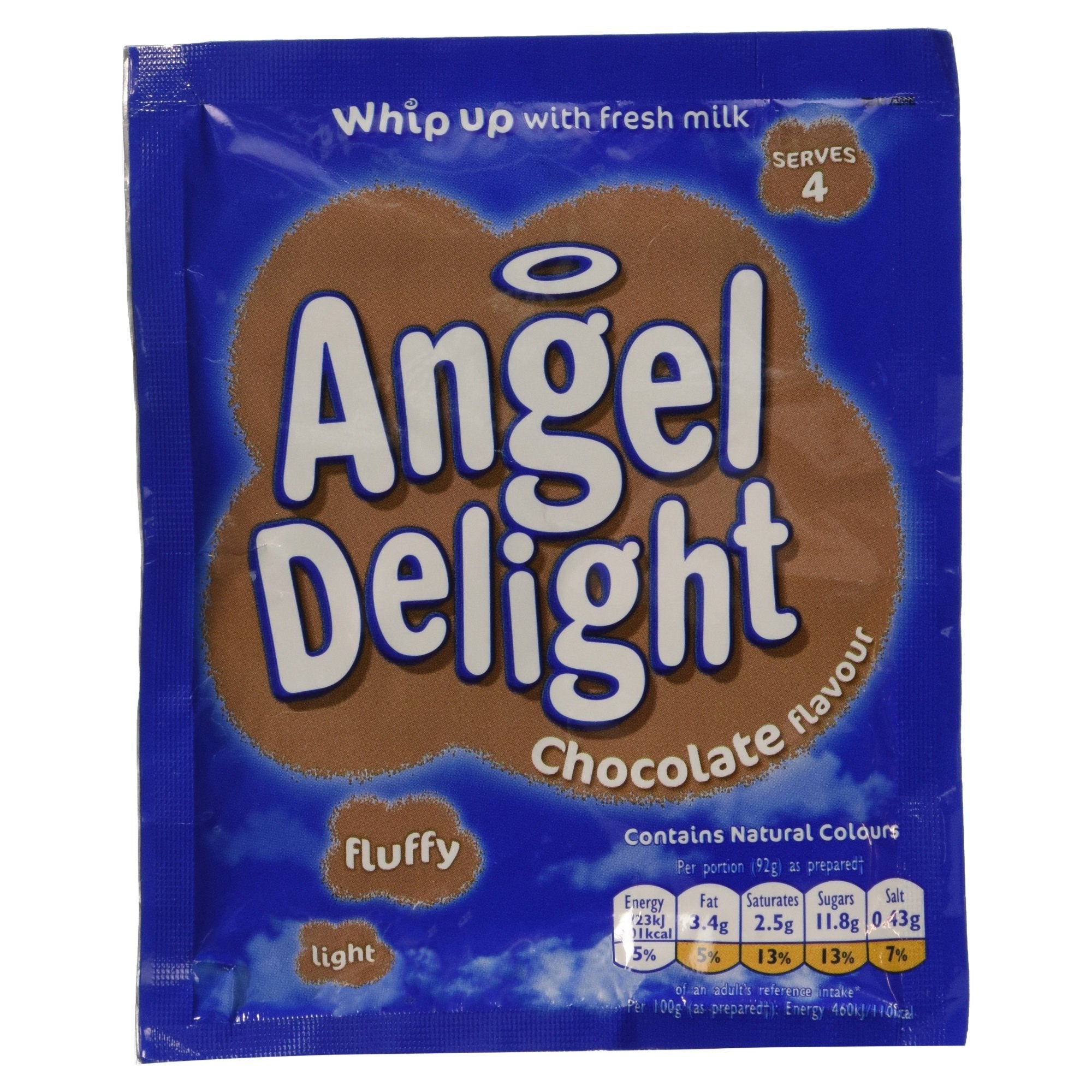 Angel Delight Instant-Dessertmischung mit weichem und cremigem Schokoladengeschmack, 59 g