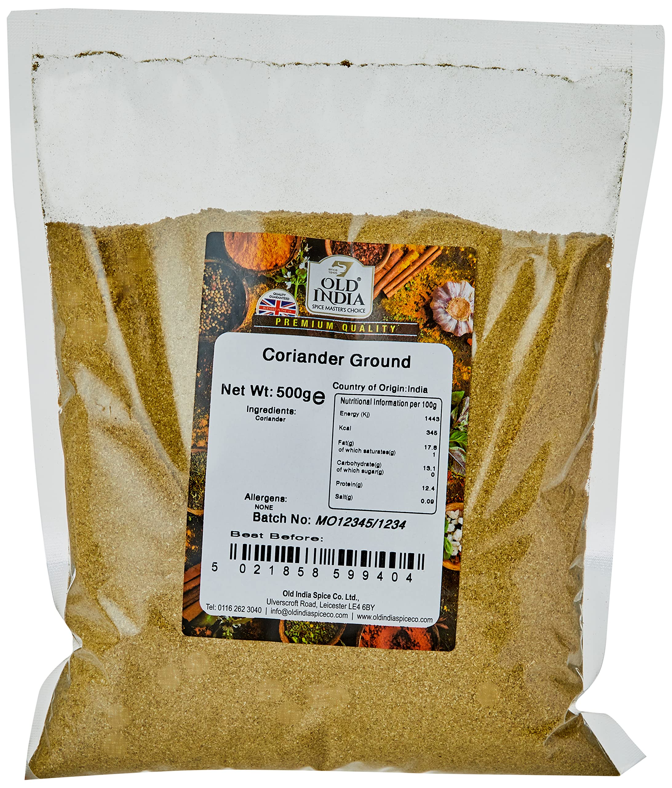 Old India Koriander gemahlen 500g