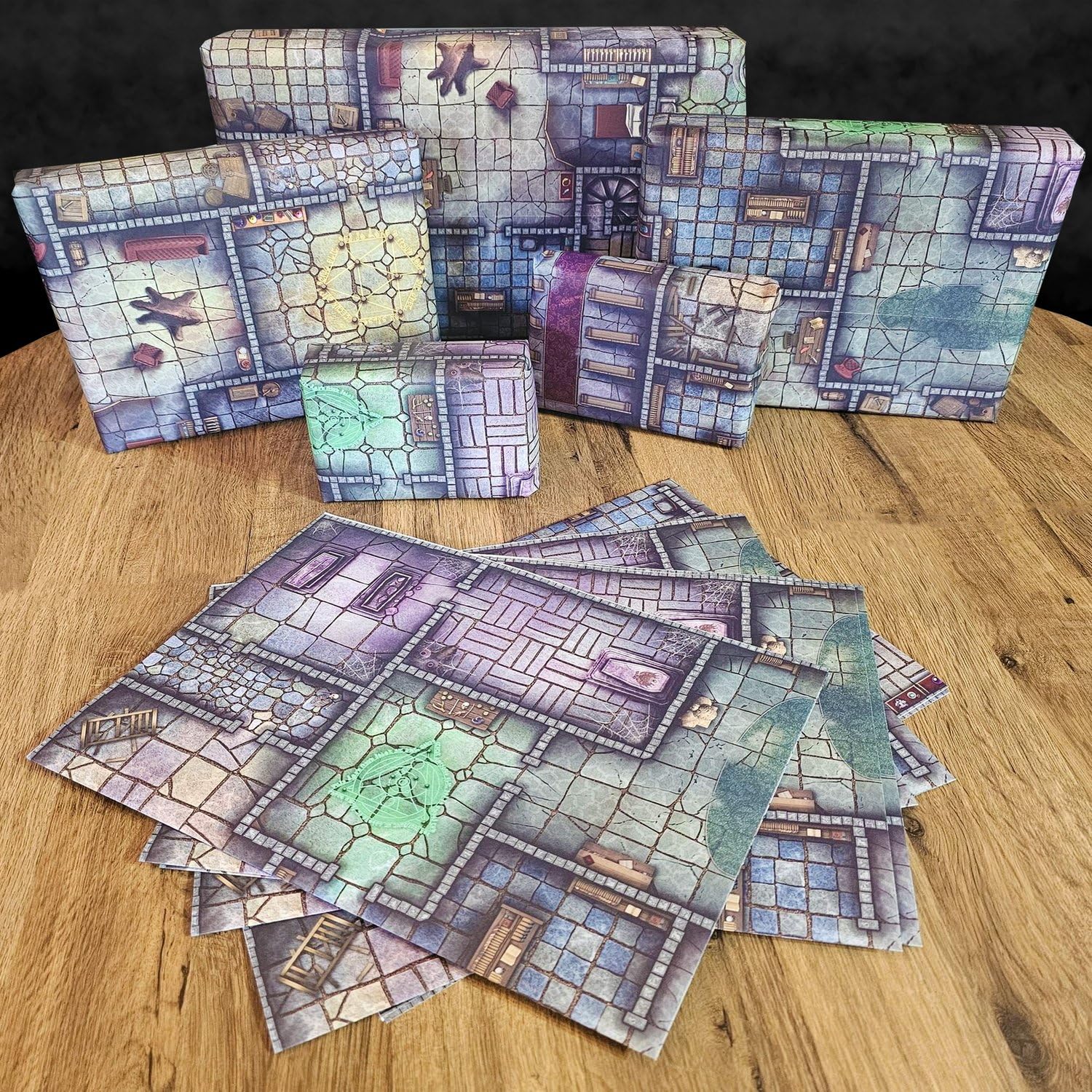 Loke Battlemats – Geschenkpapier, mehrfarbig, Einheitsgröße