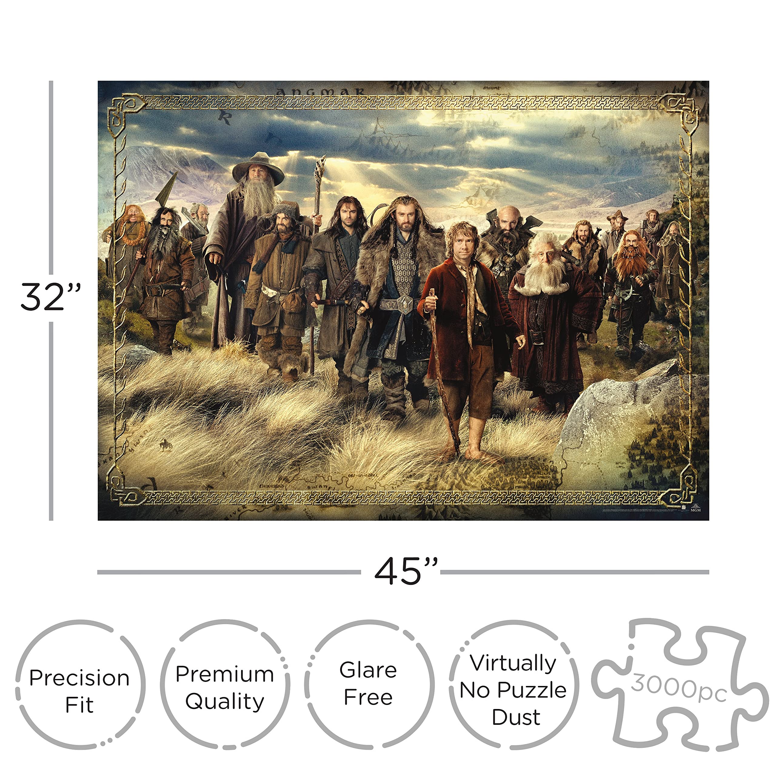 AQUARIUS Der Hobbit Puzzle (3000 Teile Puzzle) (68521)