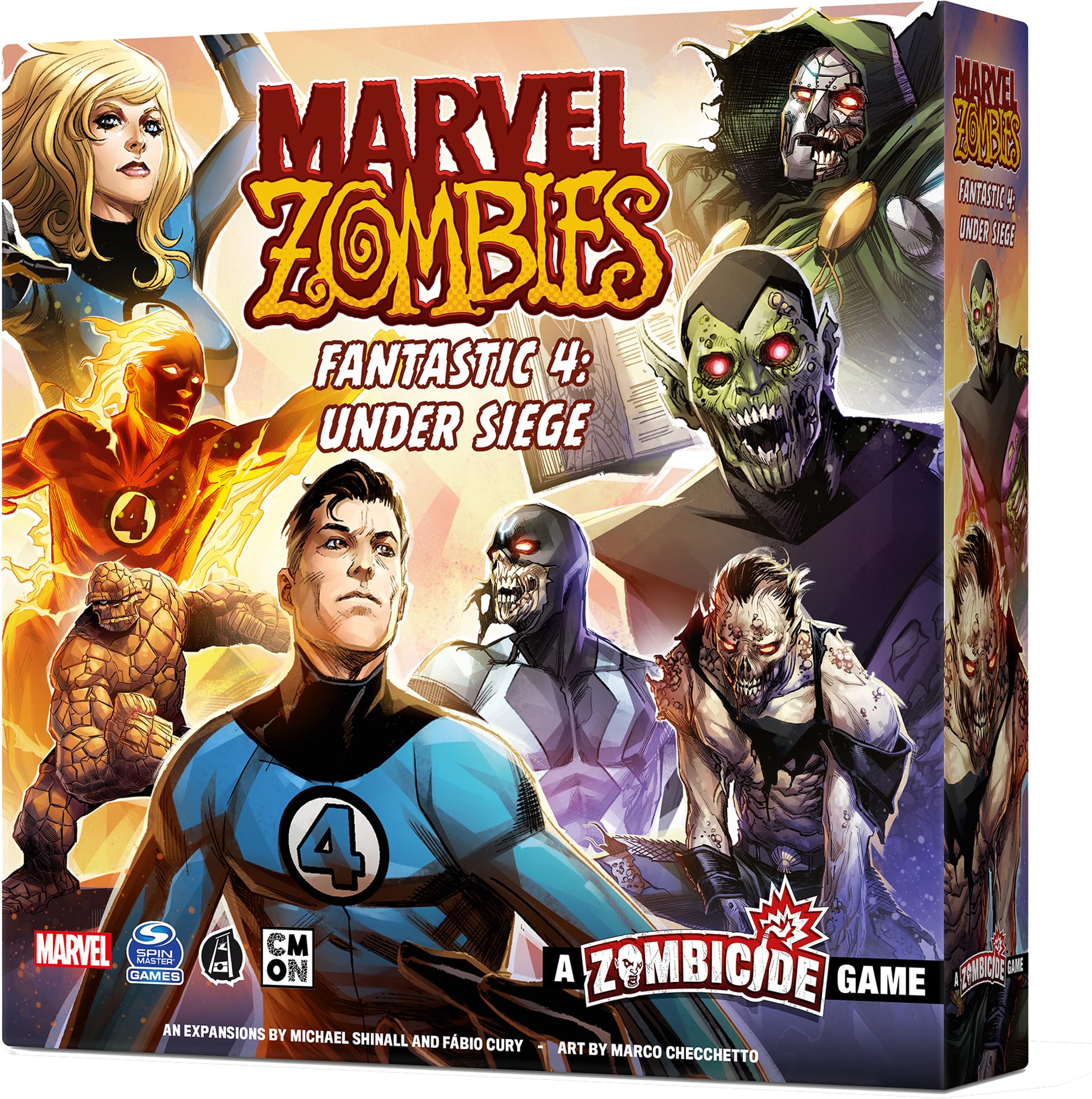 CMON Marvel Zombies: Fantastic 4 Under Siege Miniatures Brettspiel (CMNMZB004)