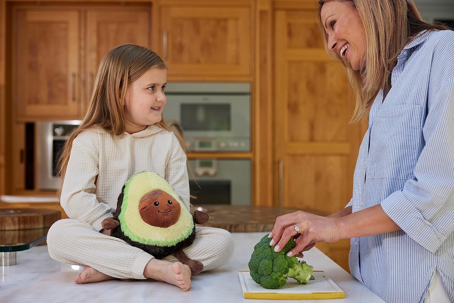 Warmies Vollständig erwärmbares Kuscheltier mit französischem Lavendelduft – Avocado
