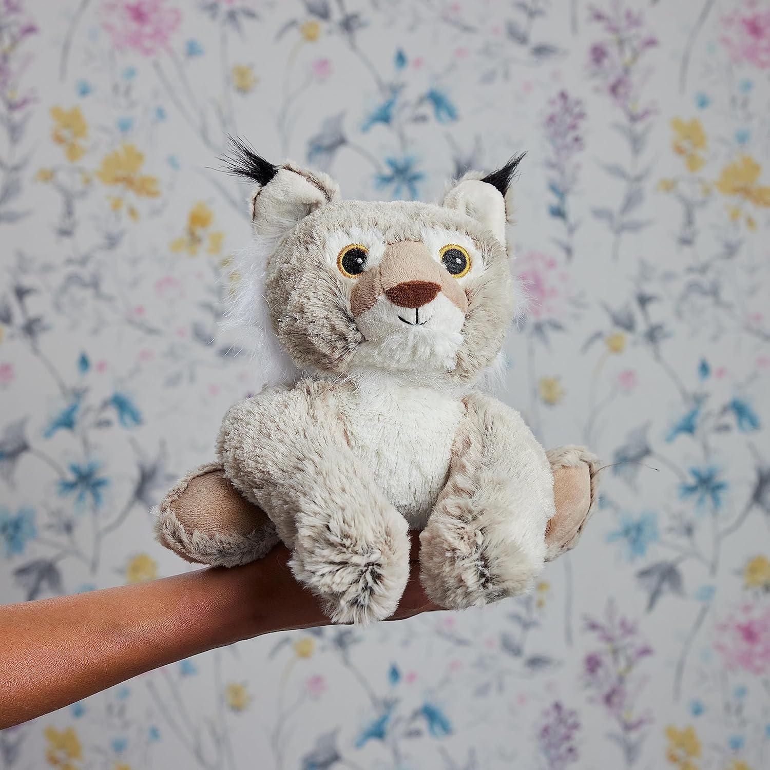 Warmies – Vollständig erwärmbares Bobcat-Kuscheltier mit französischem Lavendelduft