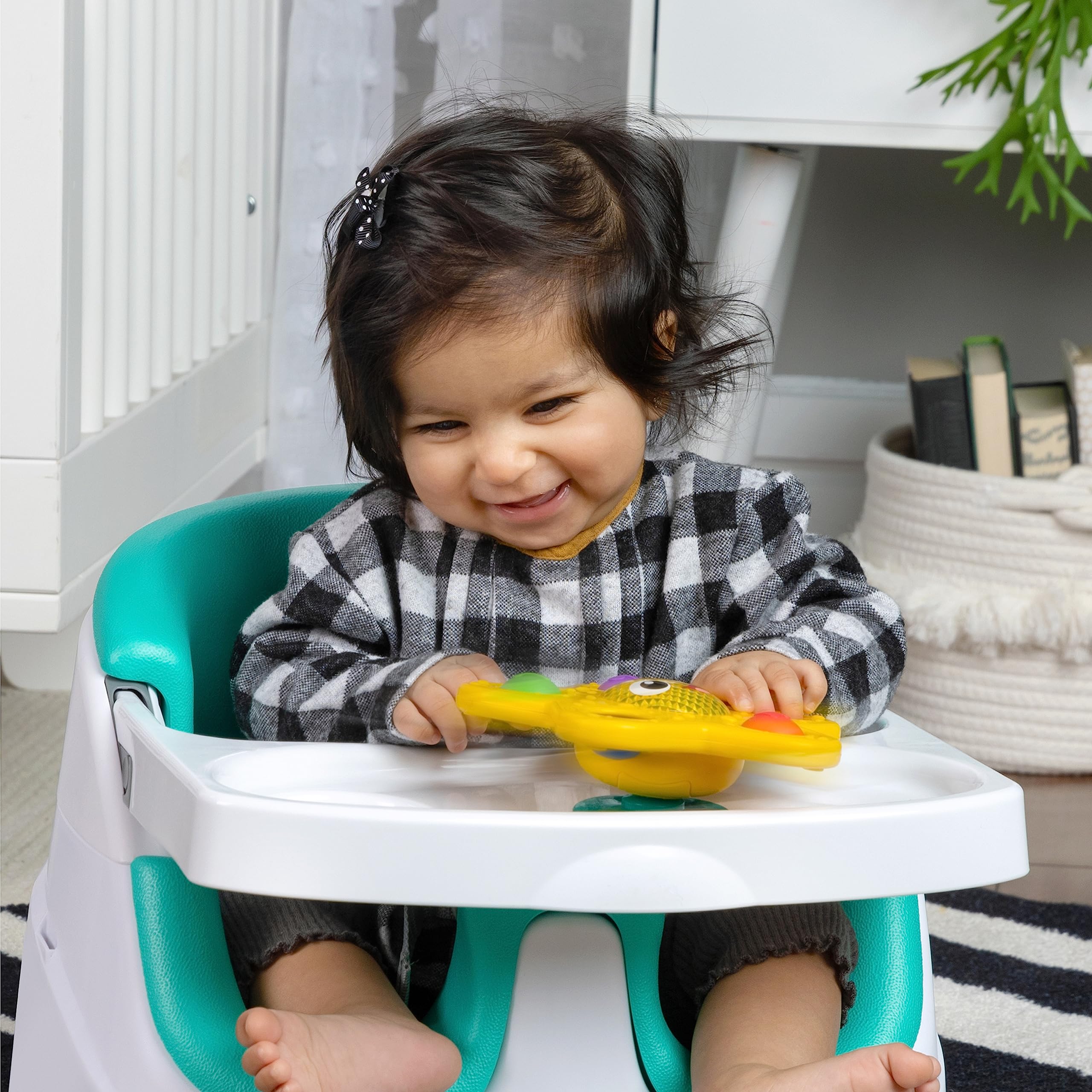 Baby Einstein Ocean Explorers Pop & Glow Seestern, leuchtendes sensorisches Popper-Spielzeug, f