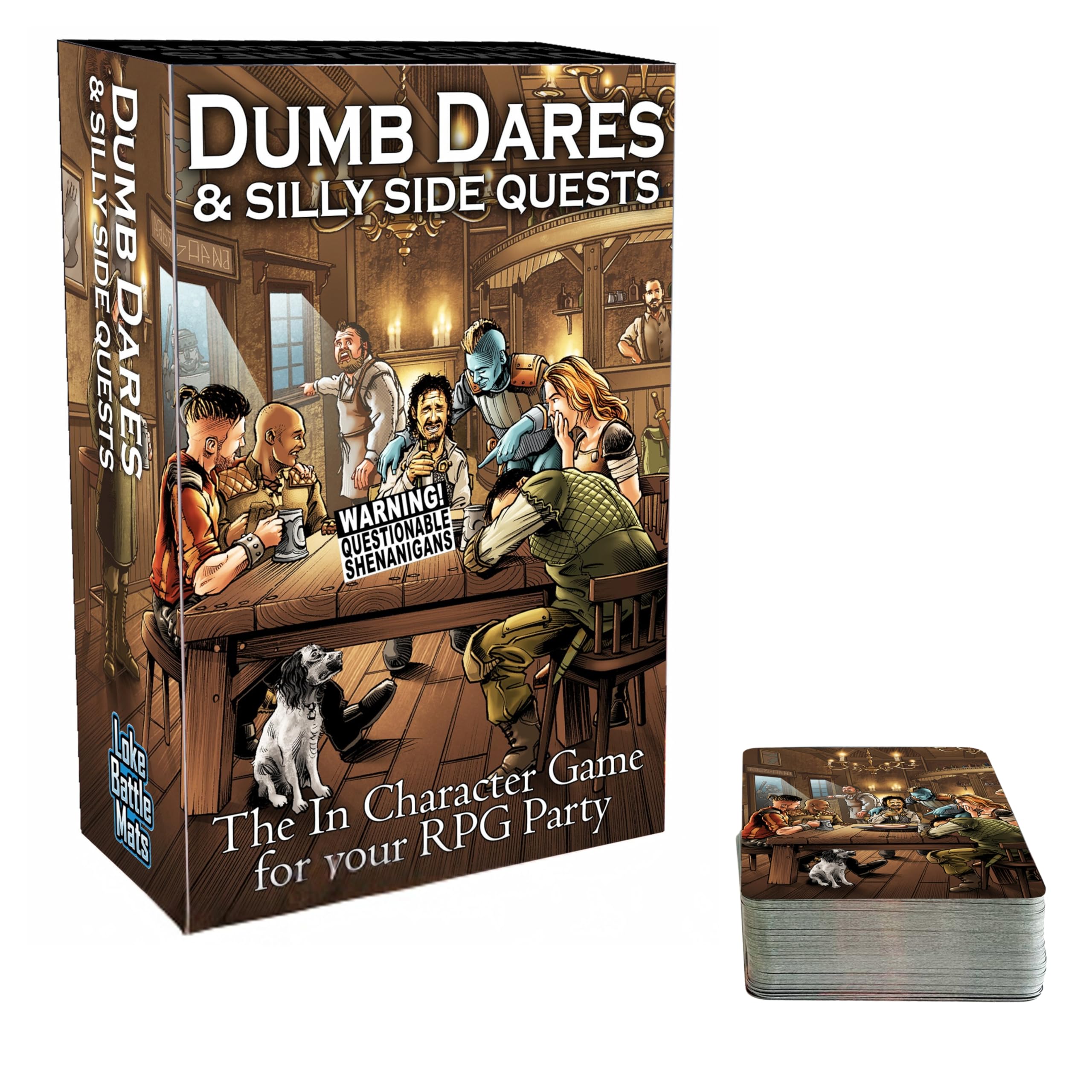 Loke Battlemats Dumb Dares & Silly Side Quests Kartenspiel
