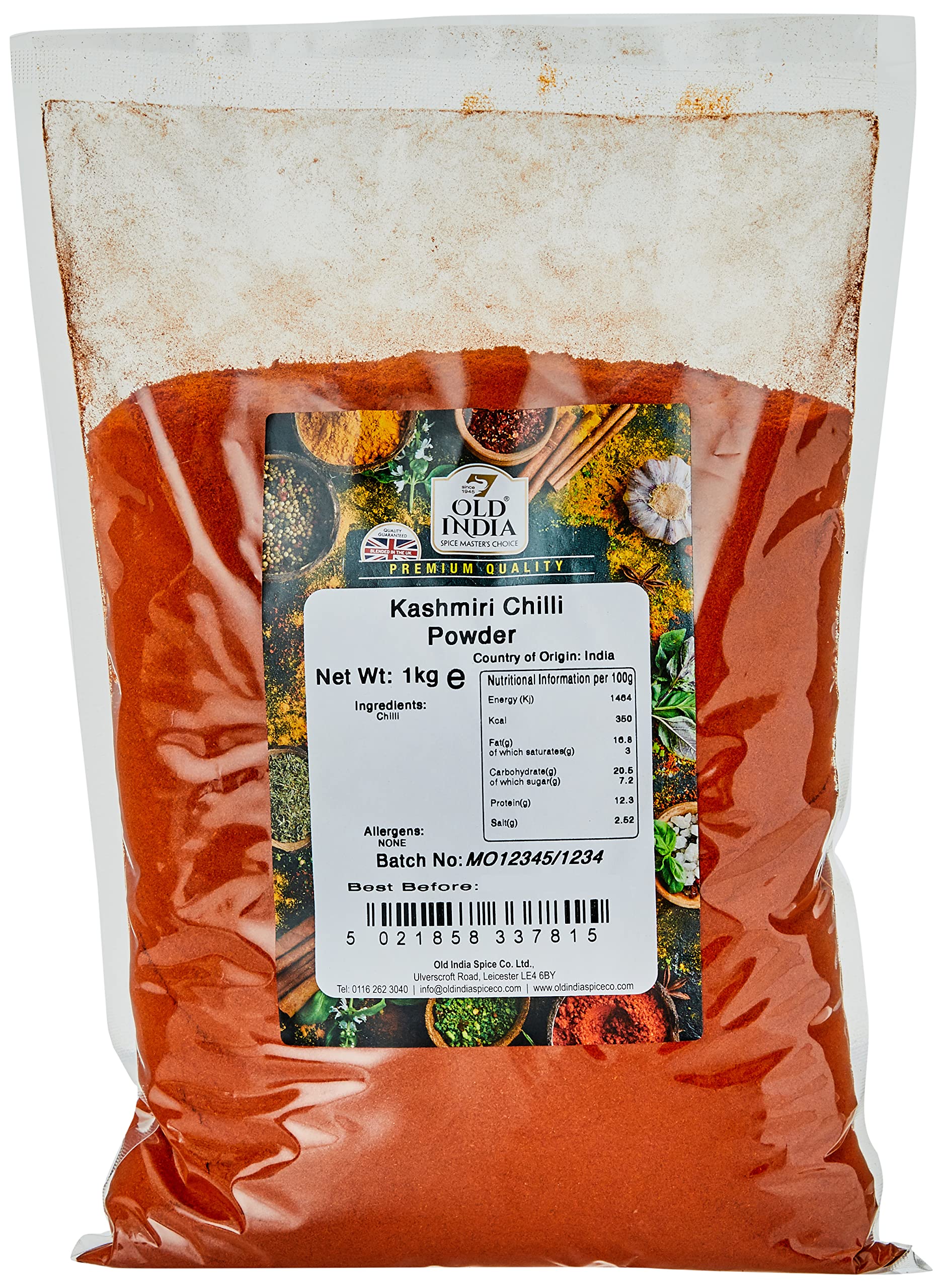 Old India Kashmiri Chilipulver 1 kg