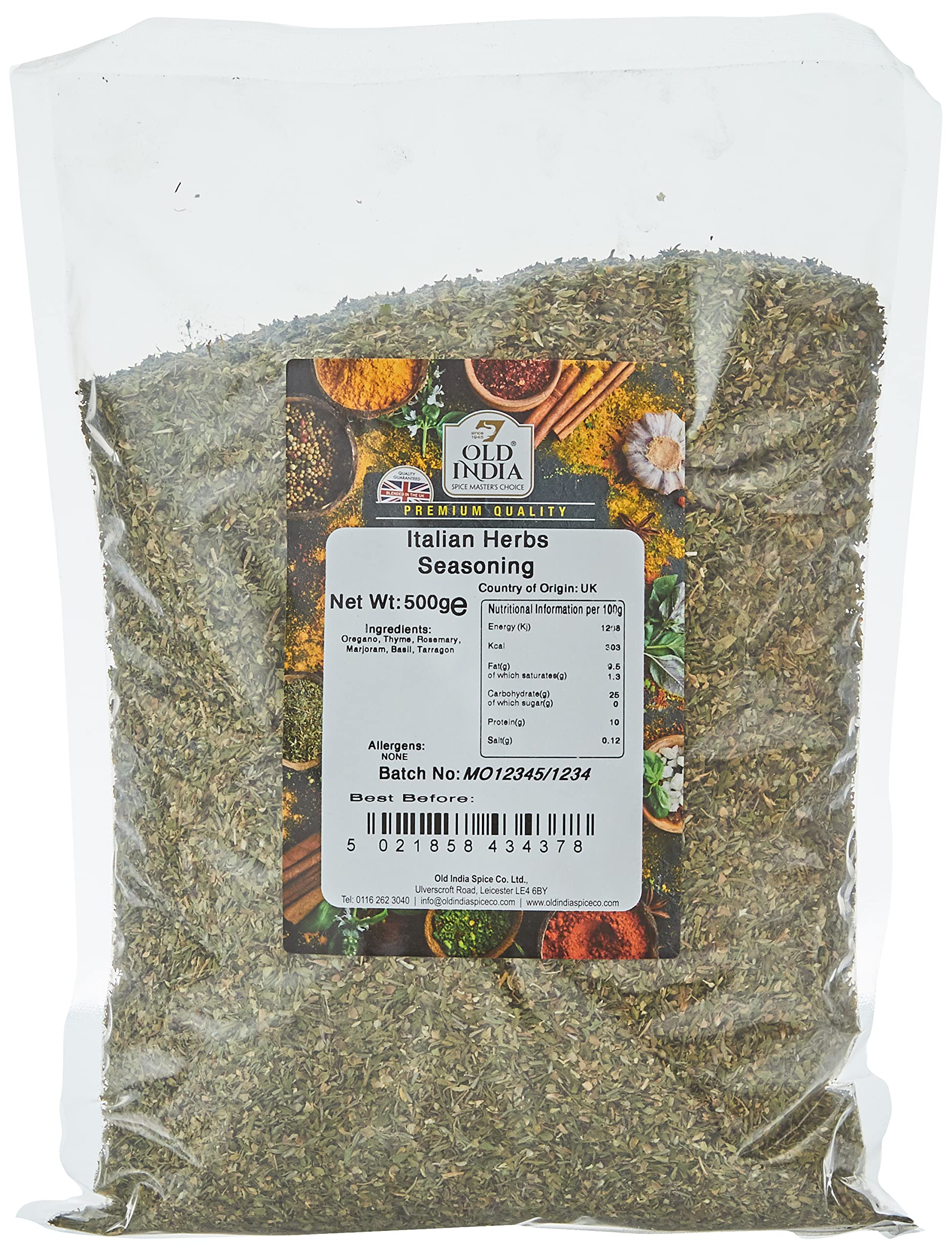 Old India Italienische Kräutergewürzmischung 500 g
