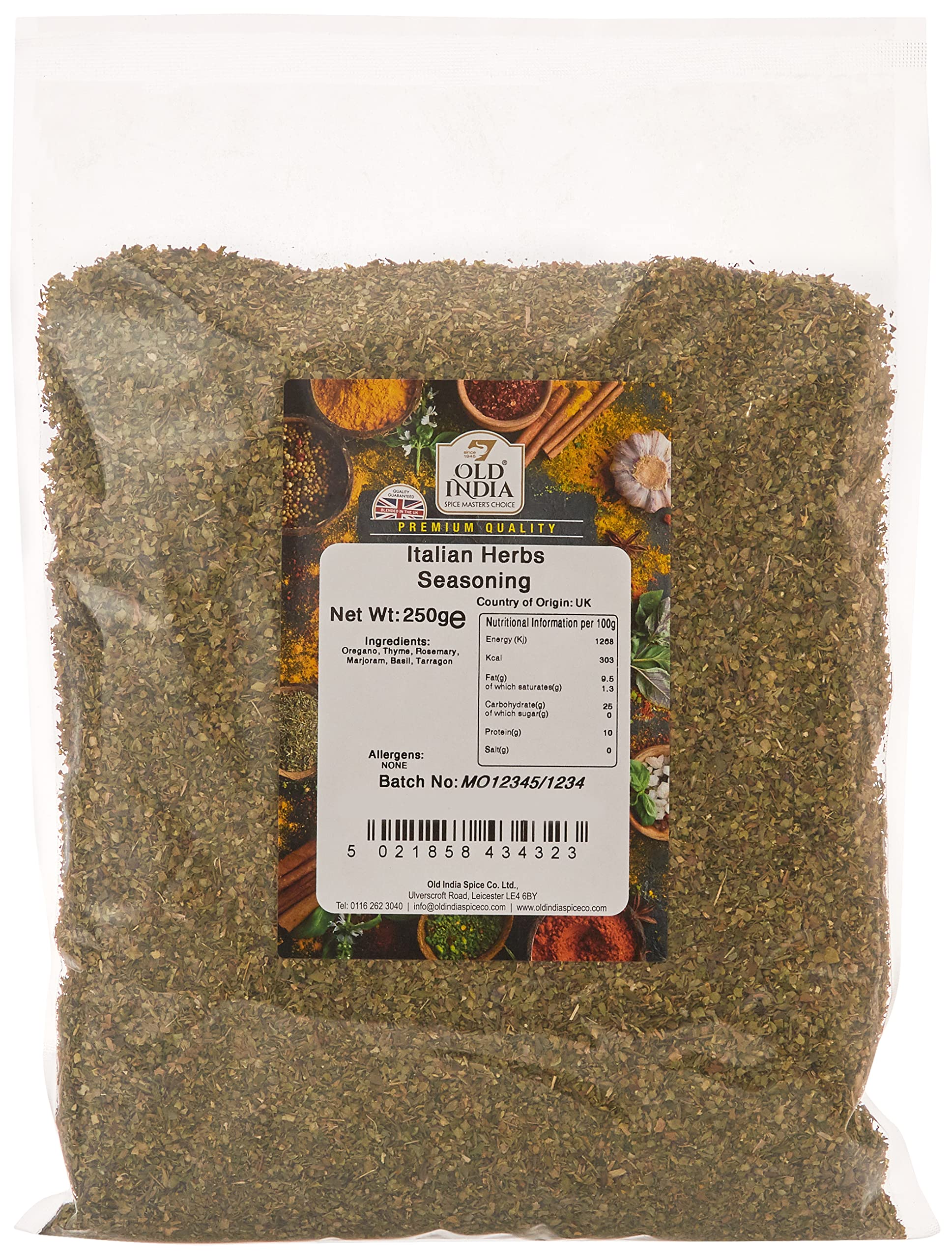 Old India Italienische Kräutergewürzmischung 250 g