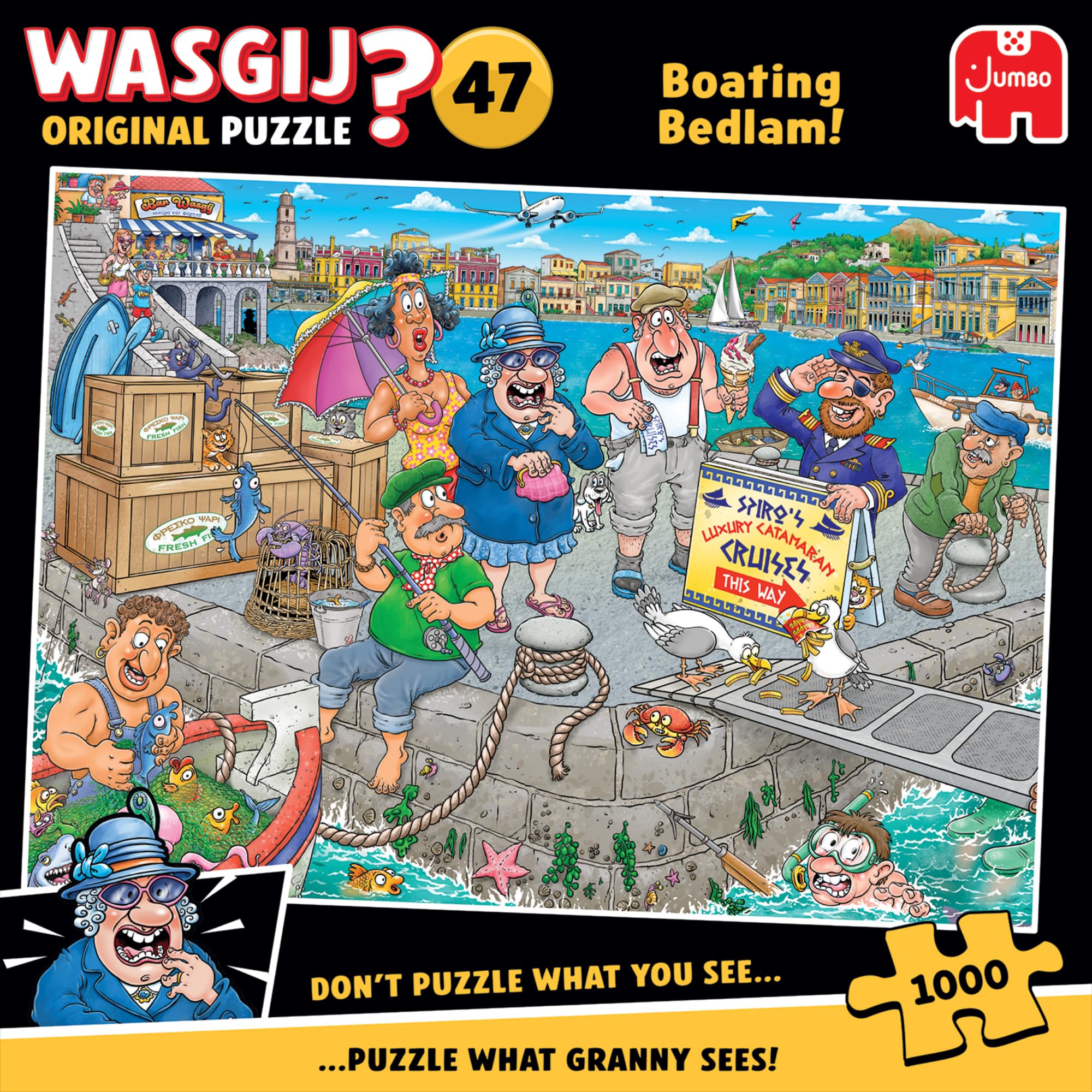 Wasgij Original 47 - Boating Bedlam 1000 Piece Jigsaw Puzzle