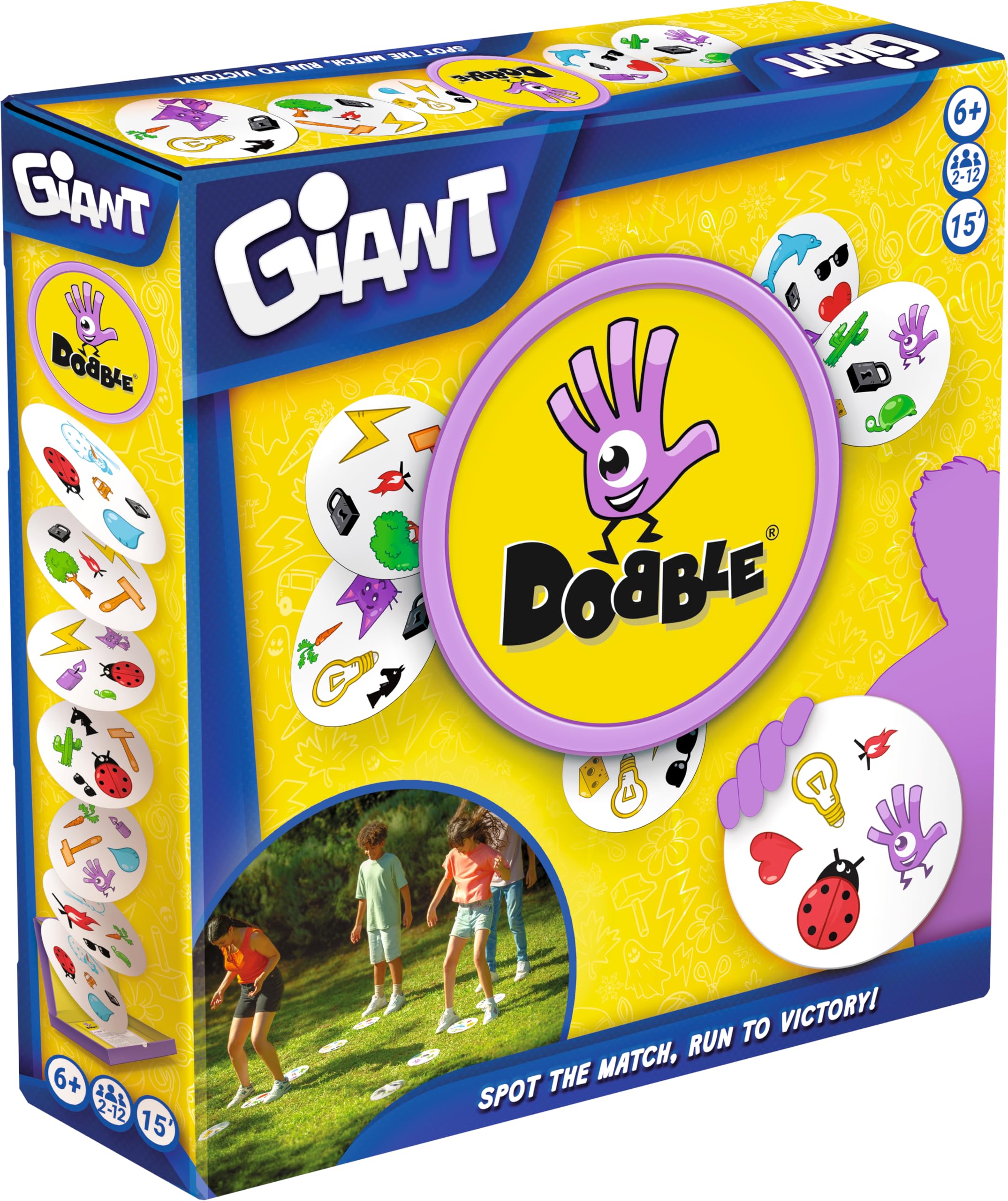 Asmodee Dobble Giant Partykartenspiel für Familien