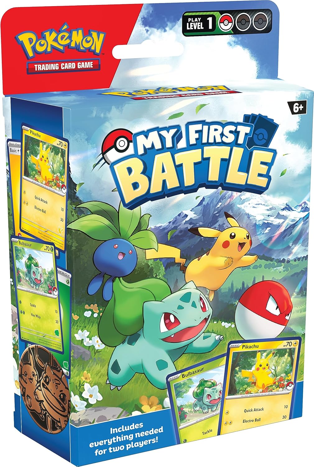 Pokémon TCG: Mein erster Kampf – Pikachu und Bulbasaur (2 spielbereite Mini-Decks &