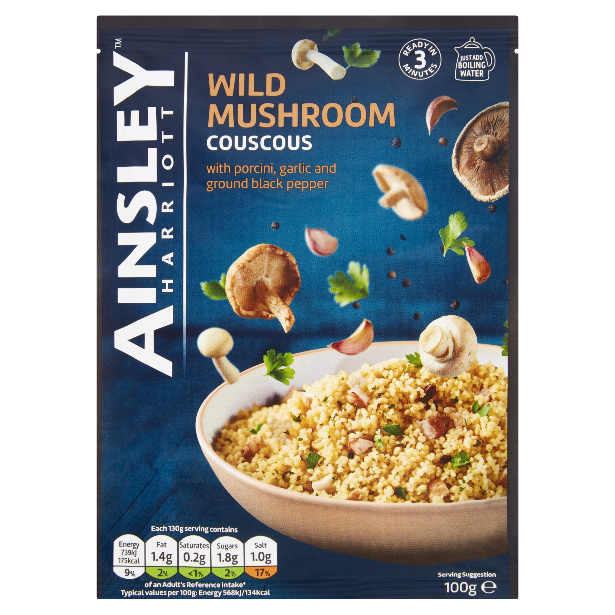 Ainsley Harriott Wildpilz-Couscous – 100 g Packung mit 12 Stück