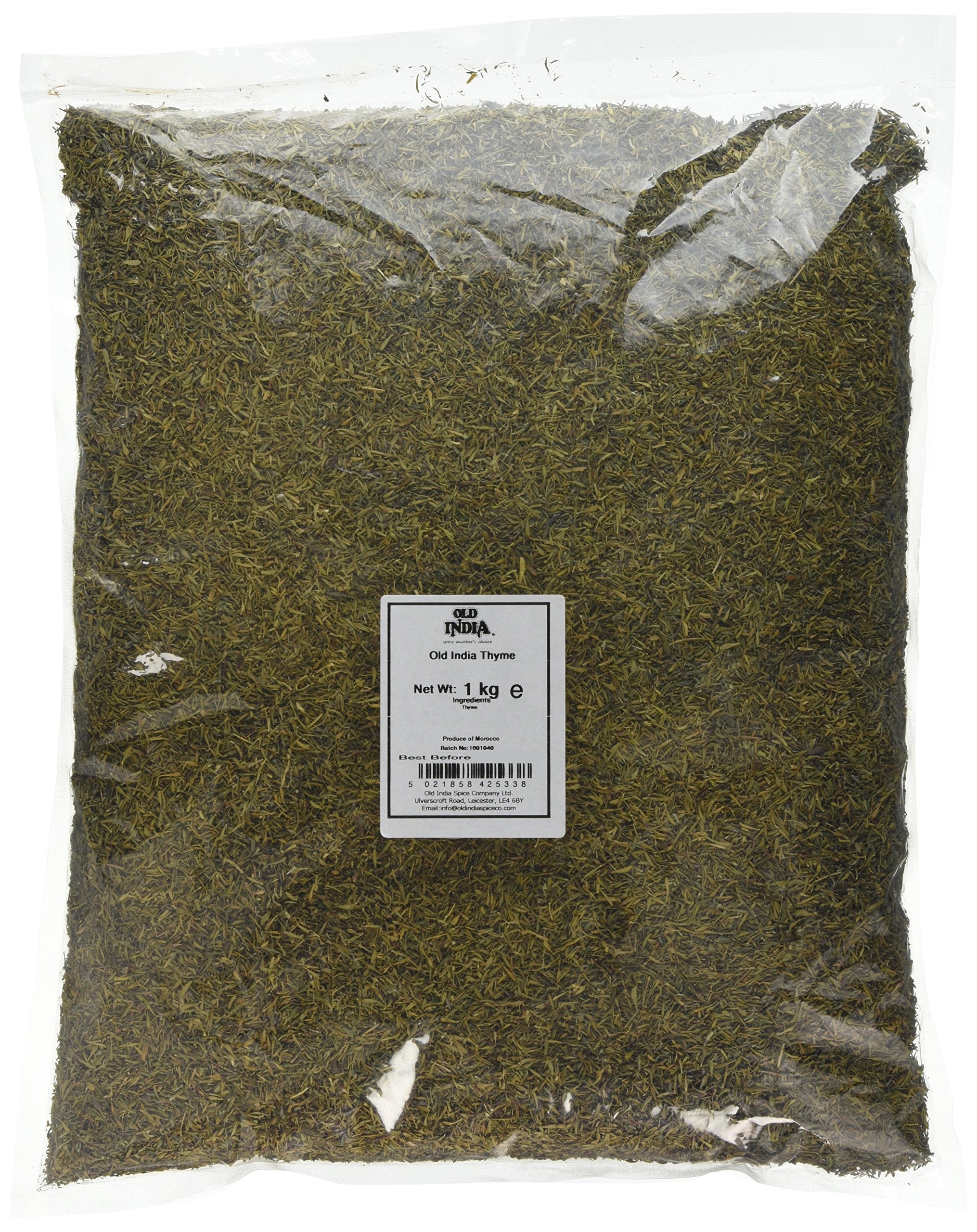 Old India Thymian 1 kg – Natürliches ganzes Kraut zum Kochen